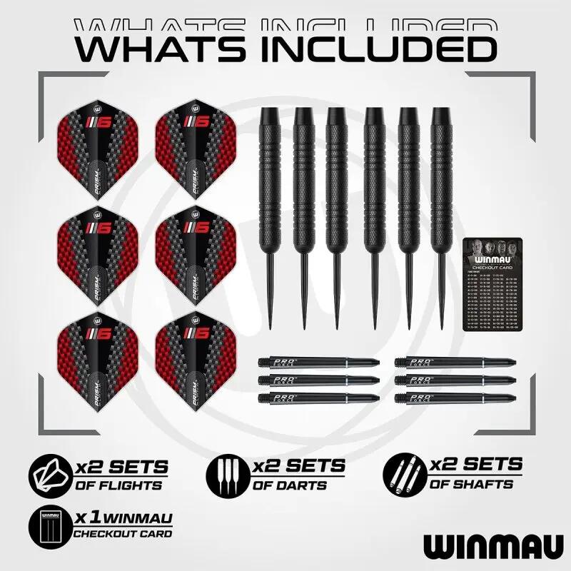 Darts tábla Winmau BLADE 6 falvédővel és két szett nyíllal, dobóvonallal 2/7