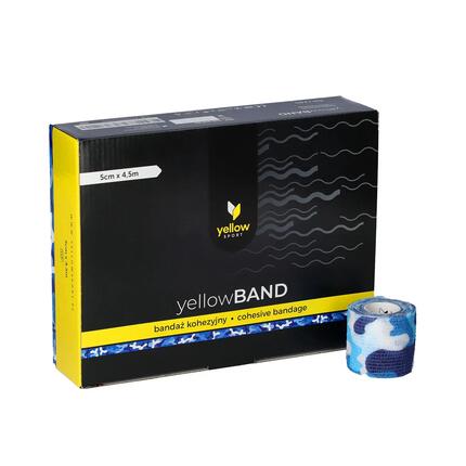 Bandaże kohezyjne yellowBAND | 12 szt. | yellowSPORT