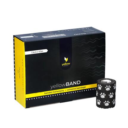 Bandaże kohezyjne yellowBAND | 12 szt. | yellowSPORT