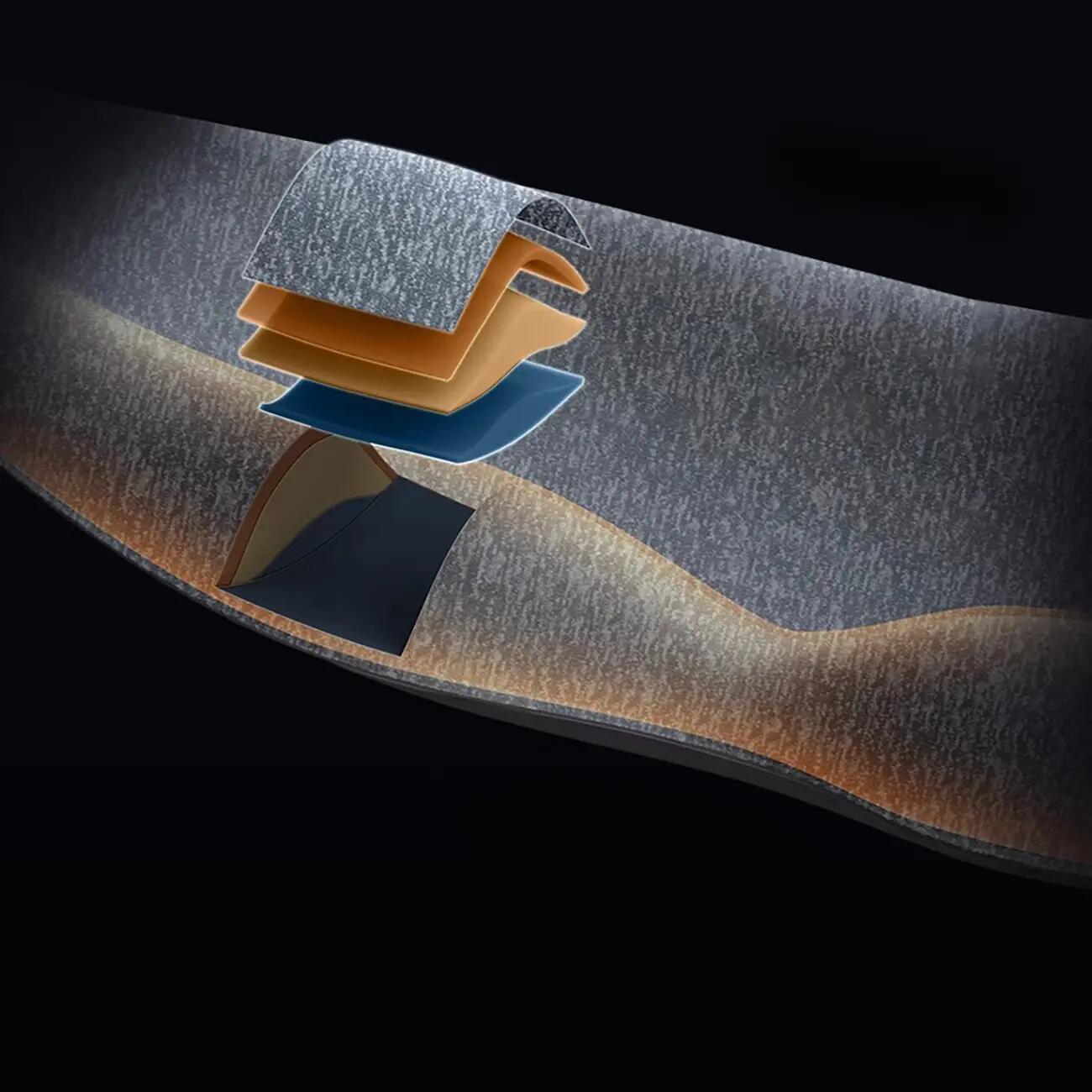 Maska do spania opaska na oczy zaciemniająca 3D podróżna Memory Foam Wozinsky 6/7