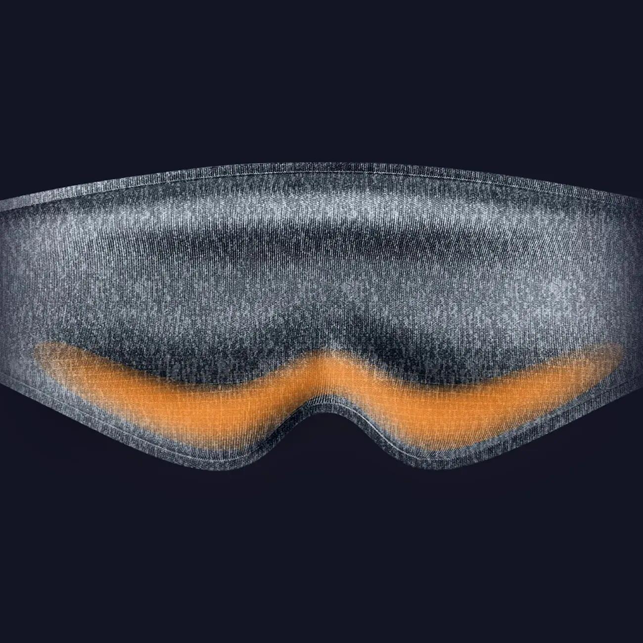 Maska do spania opaska na oczy zaciemniająca 3D podróżna Memory Foam Wozinsky 3/7