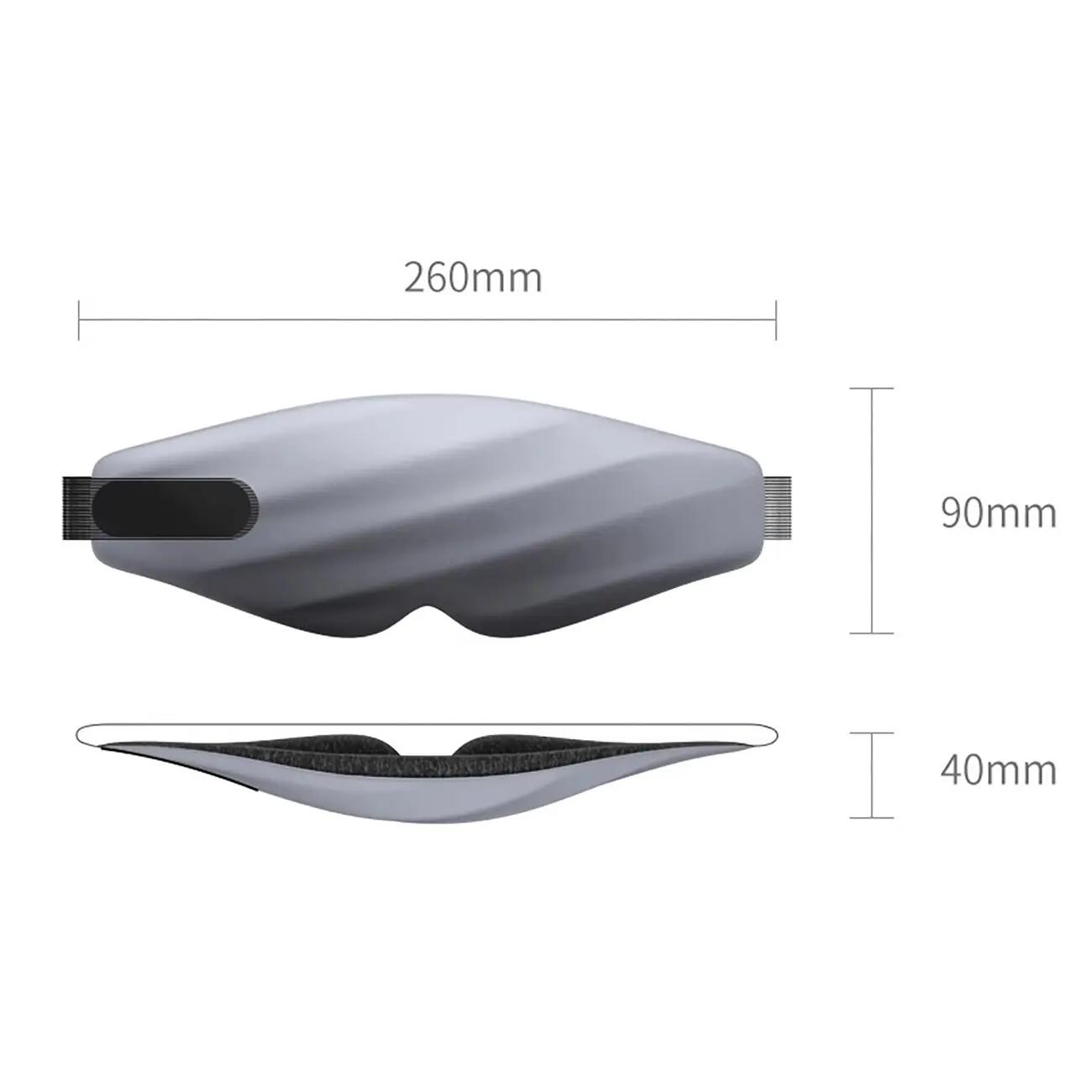 Maska do spania opaska na oczy zaciemniająca 3D podróżna Memory Foam Wozinsky 2/7