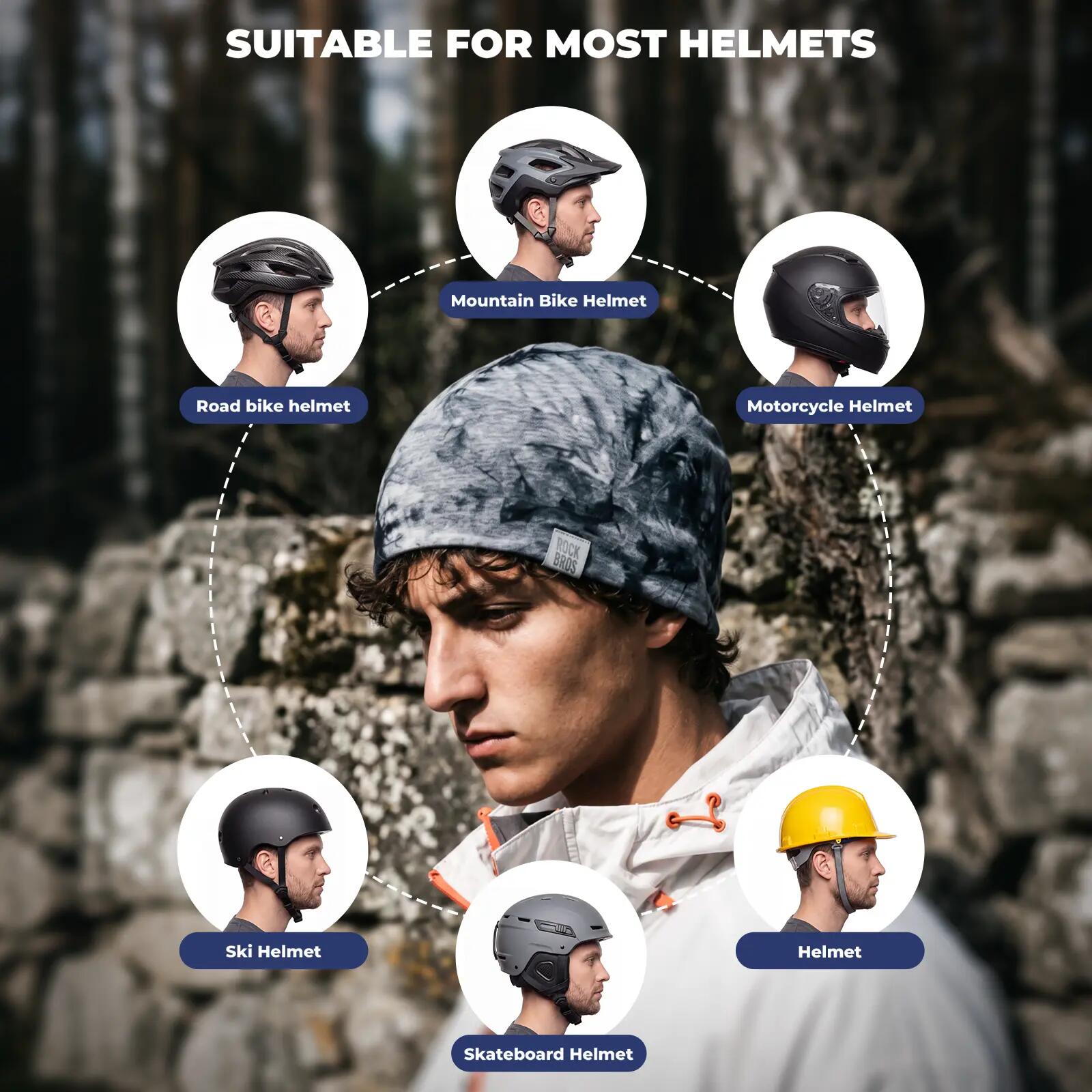Wendbare Sportmütze zum Tragen unter dem Helm 3/5
