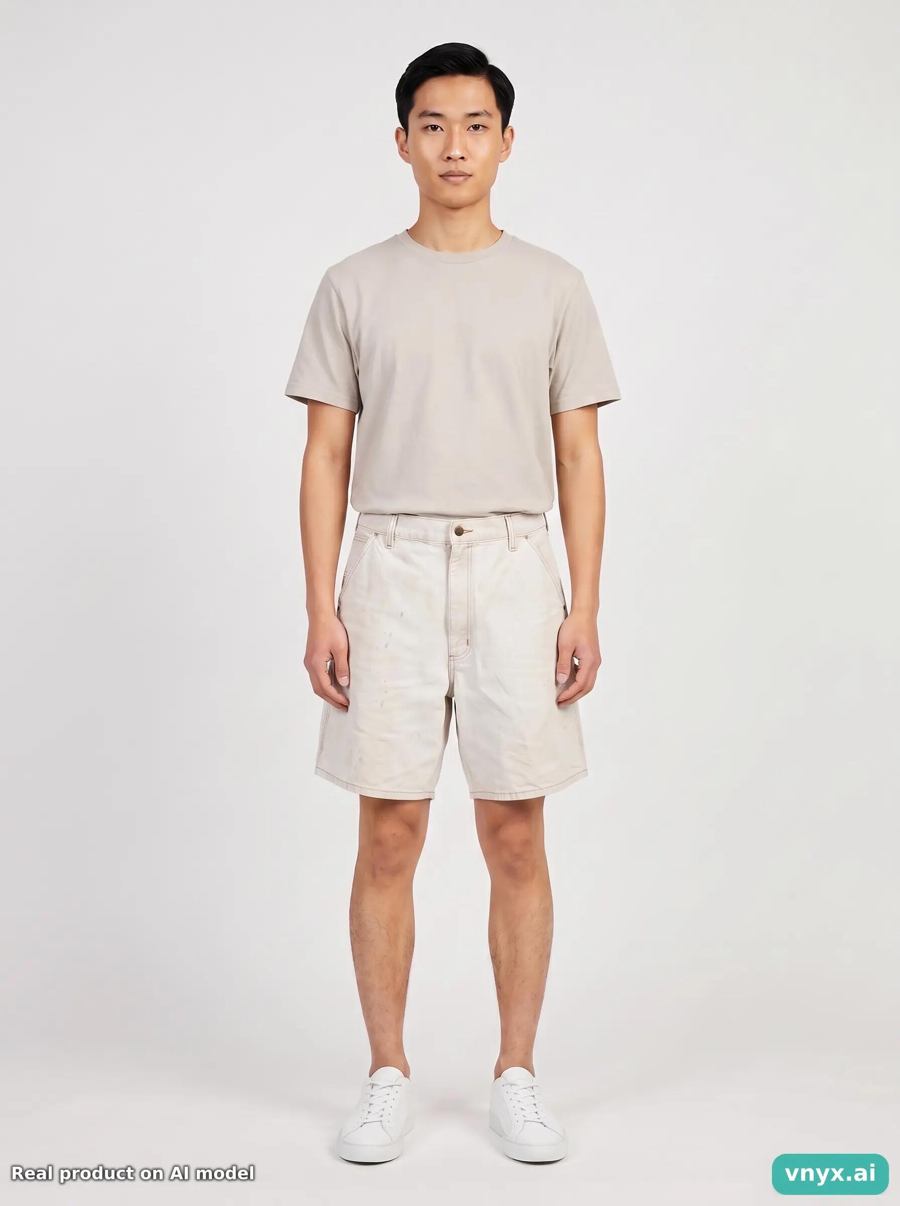 Second Life - Vintage Carhartt Beige Shorts Women W34 6/6
