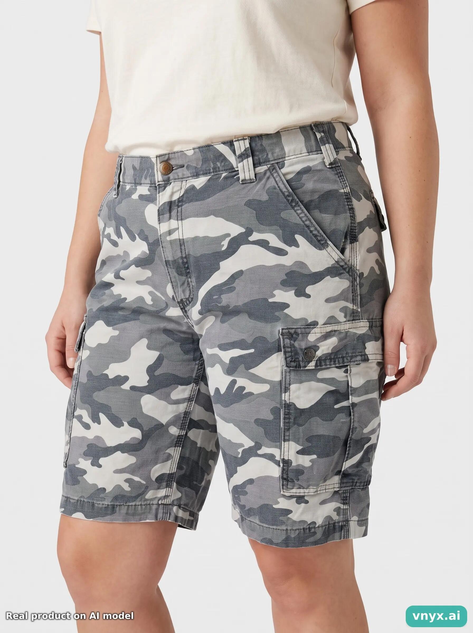 Second Life - Vintage Carhartt Gray Shorts Women W36 6/6