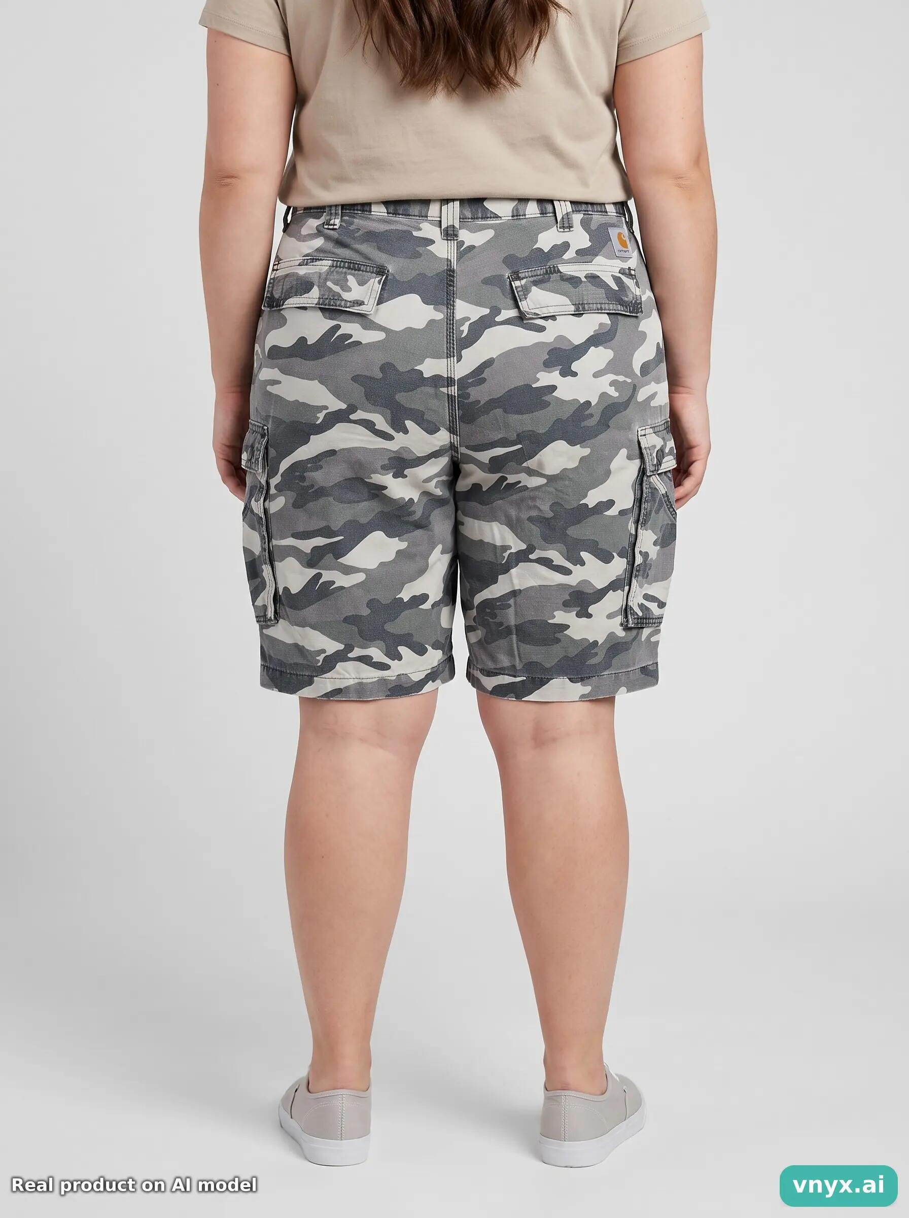 Second Life - Vintage Carhartt Gray Shorts Women W36 4/6