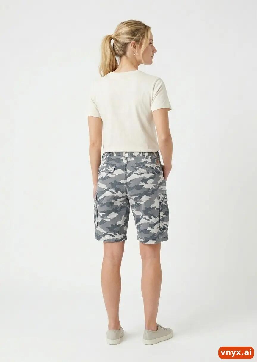 Second Life - Vintage Carhartt Gray Shorts Women W36 3/6