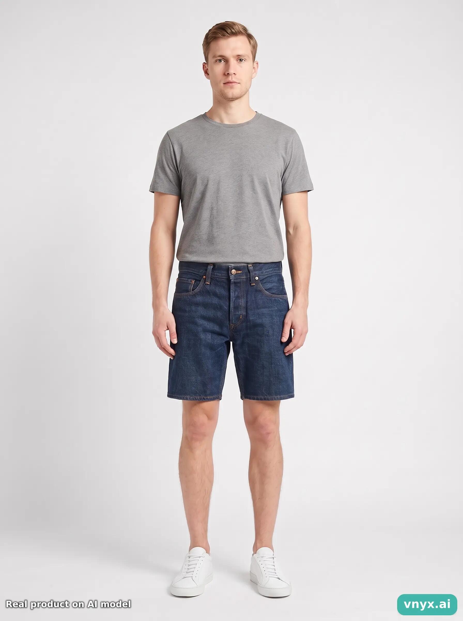 Second Life - Vintage Carhartt Indigo Shorts Men 29 32 6/6