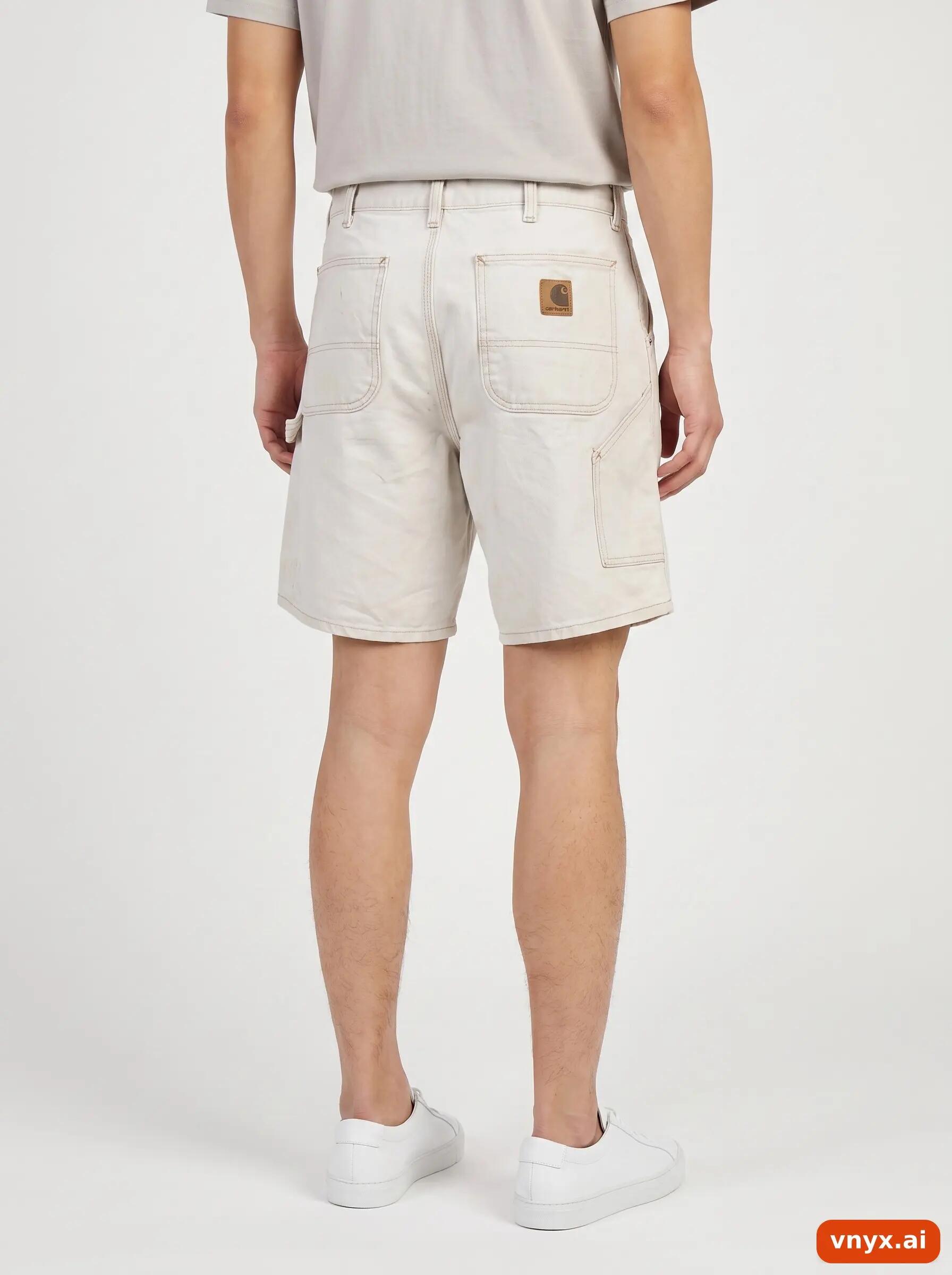 Second Life - Vintage Carhartt Beige Shorts Women W34 2/6