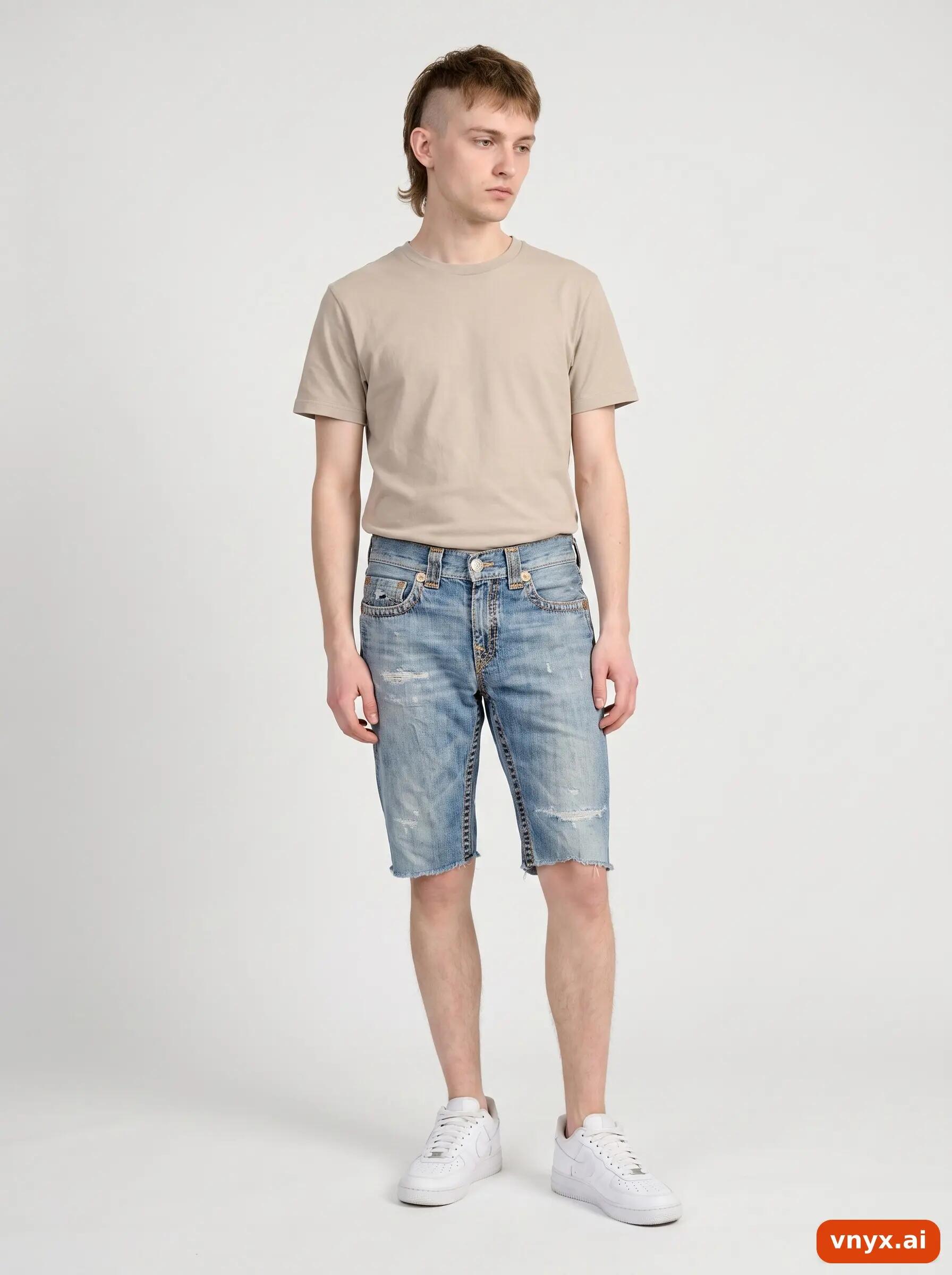 Second Life - Vintage True Religion Blue Shorts Men W34 L34 3/6