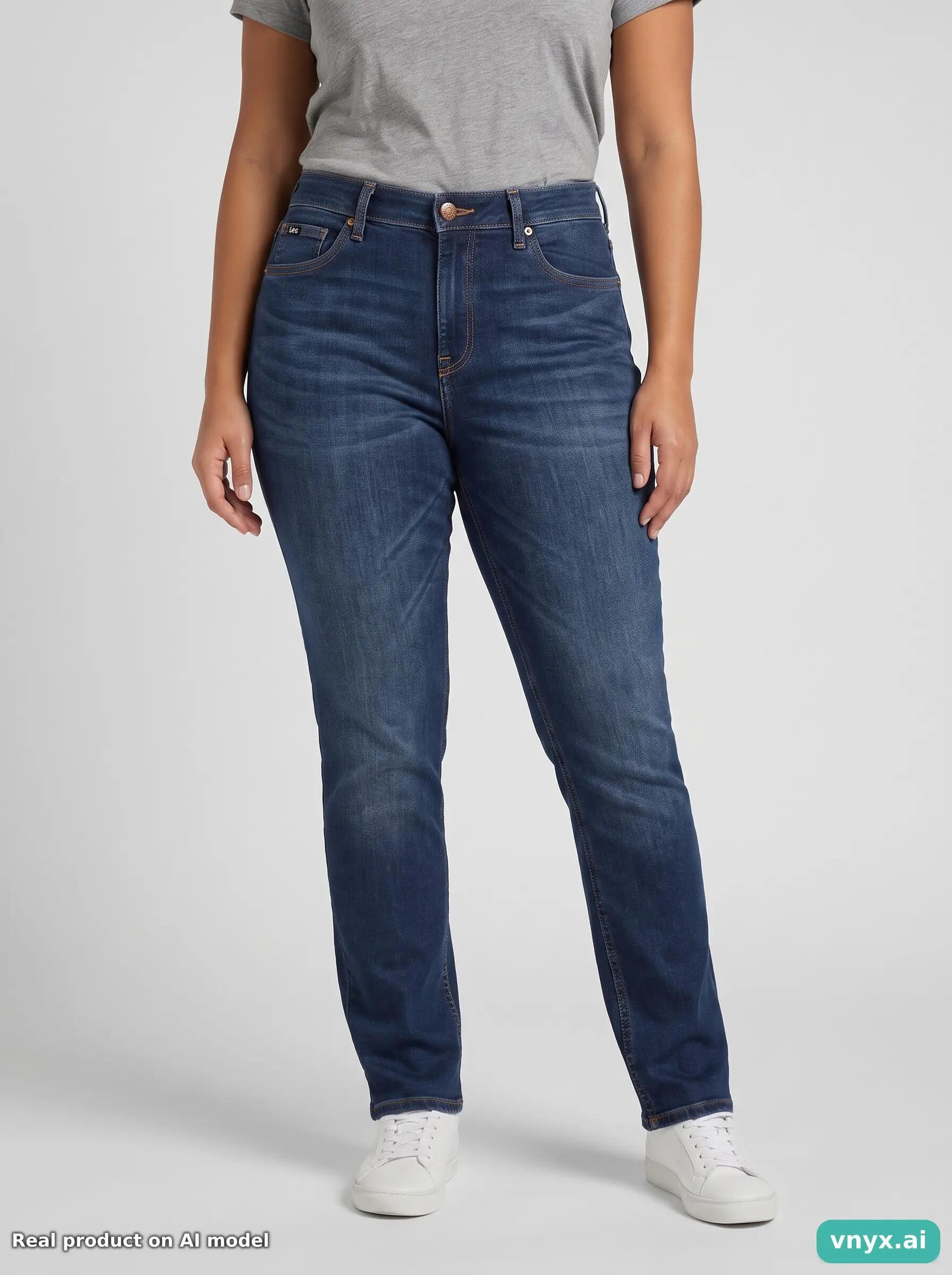 Second Life - Vintage Lee Dark Blue Jeans Women 28 31 5/6