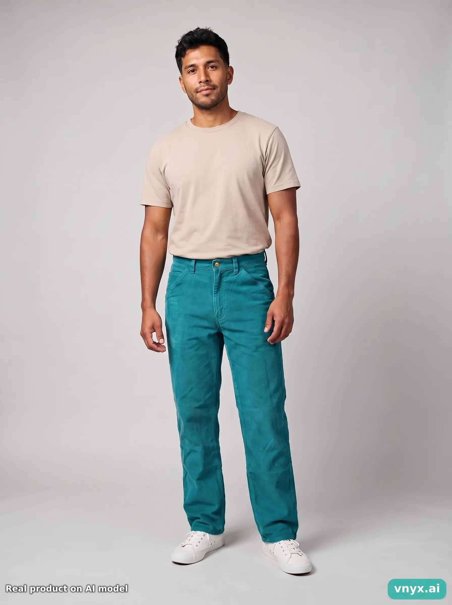 Second Life - Vintage Lee Teal Trousers Men W26 L34 5/6