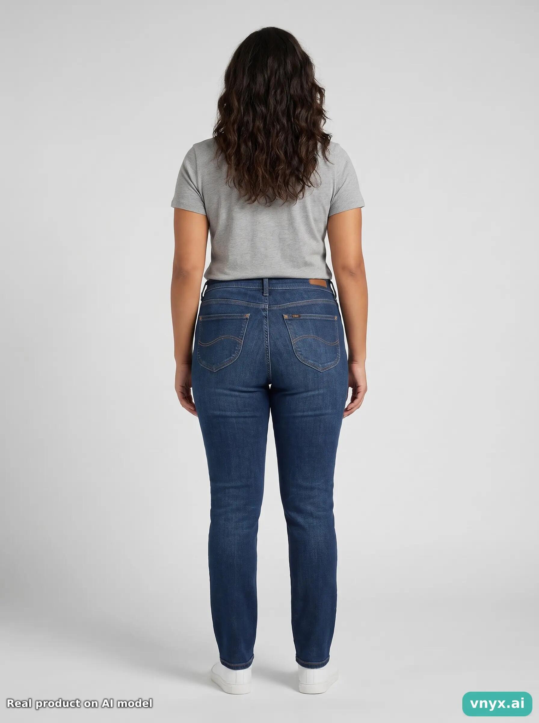Second Life - Vintage Lee Dark Blue Jeans Women 28 31 4/6