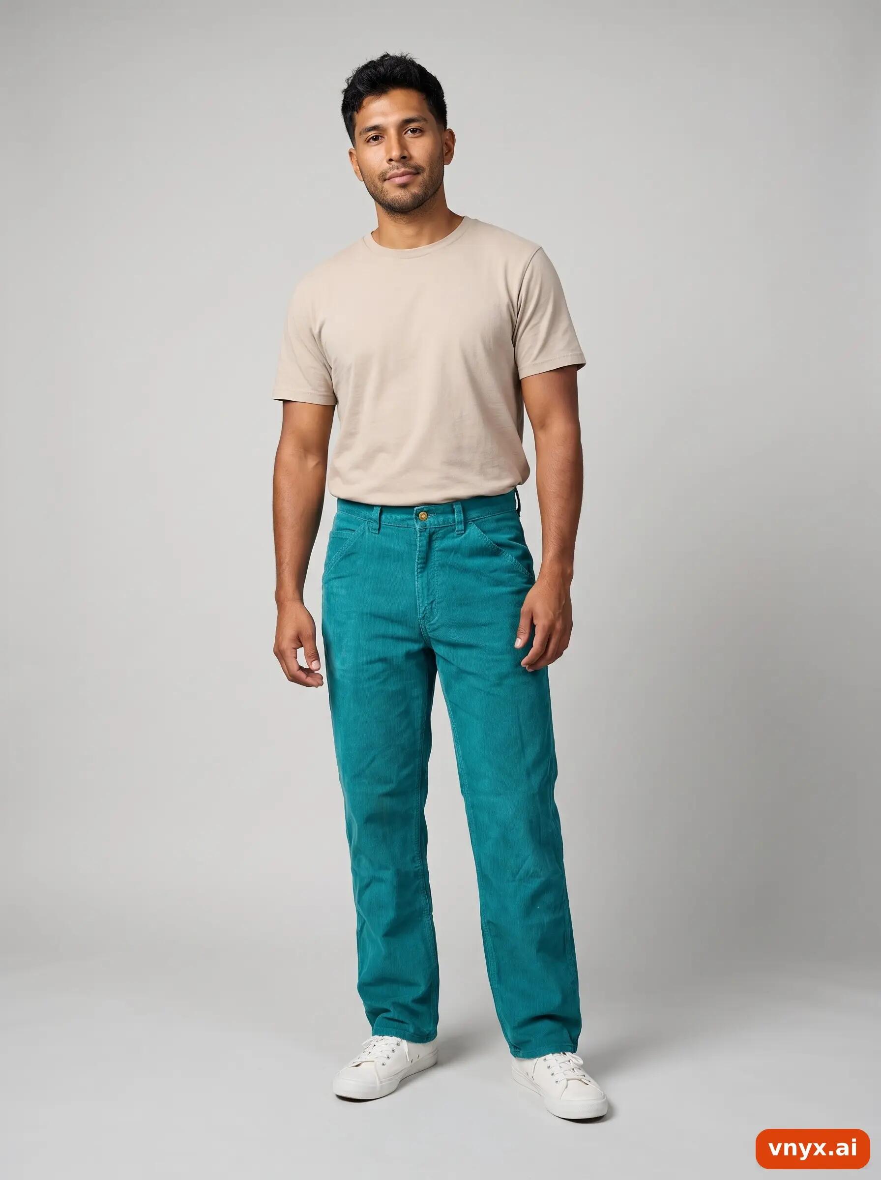 Second Life - Vintage Lee Teal Trousers Men W26 L34 3/6