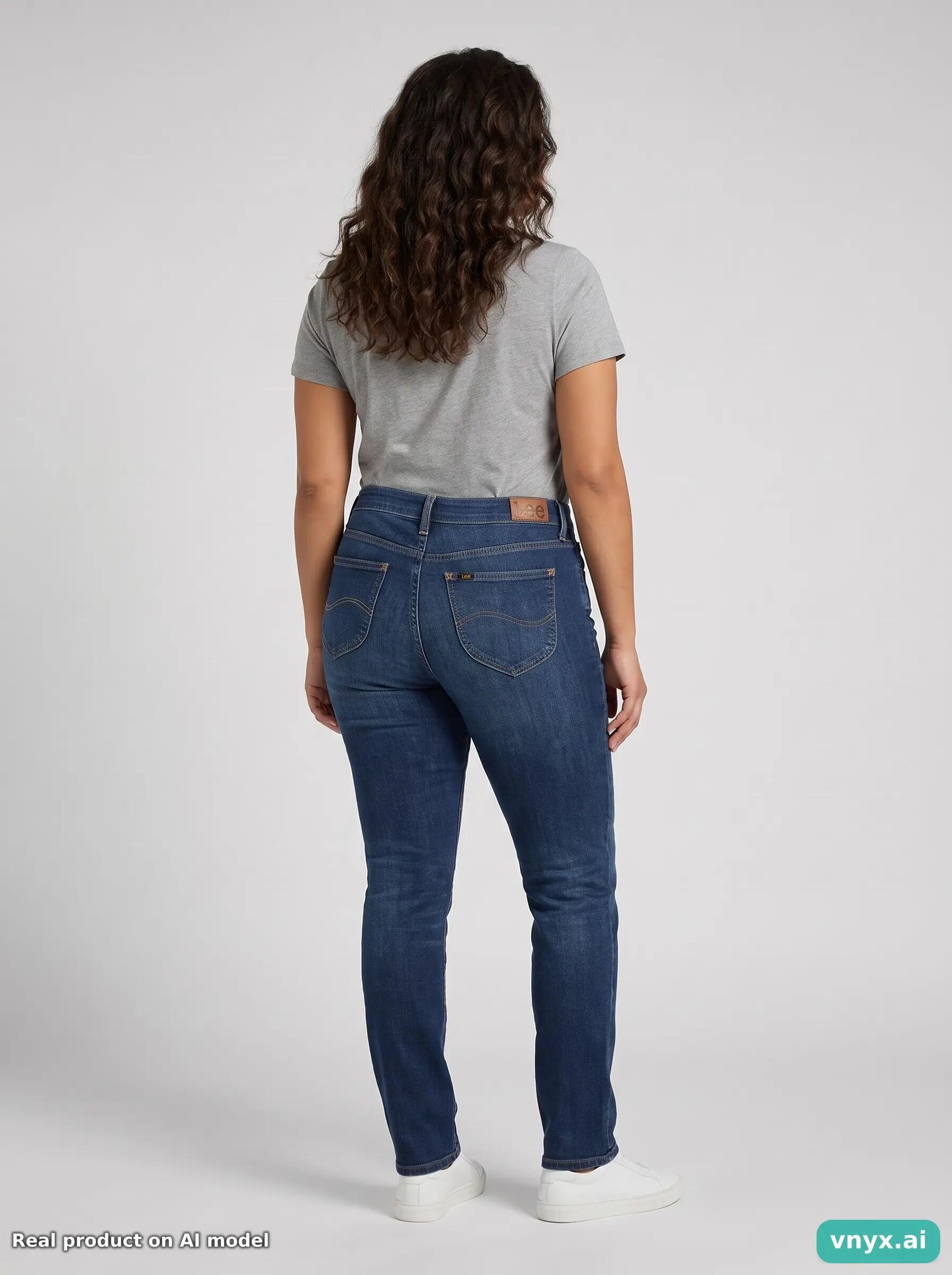 Second Life - Vintage Lee Dark Blue Jeans Women 28 31 2/6