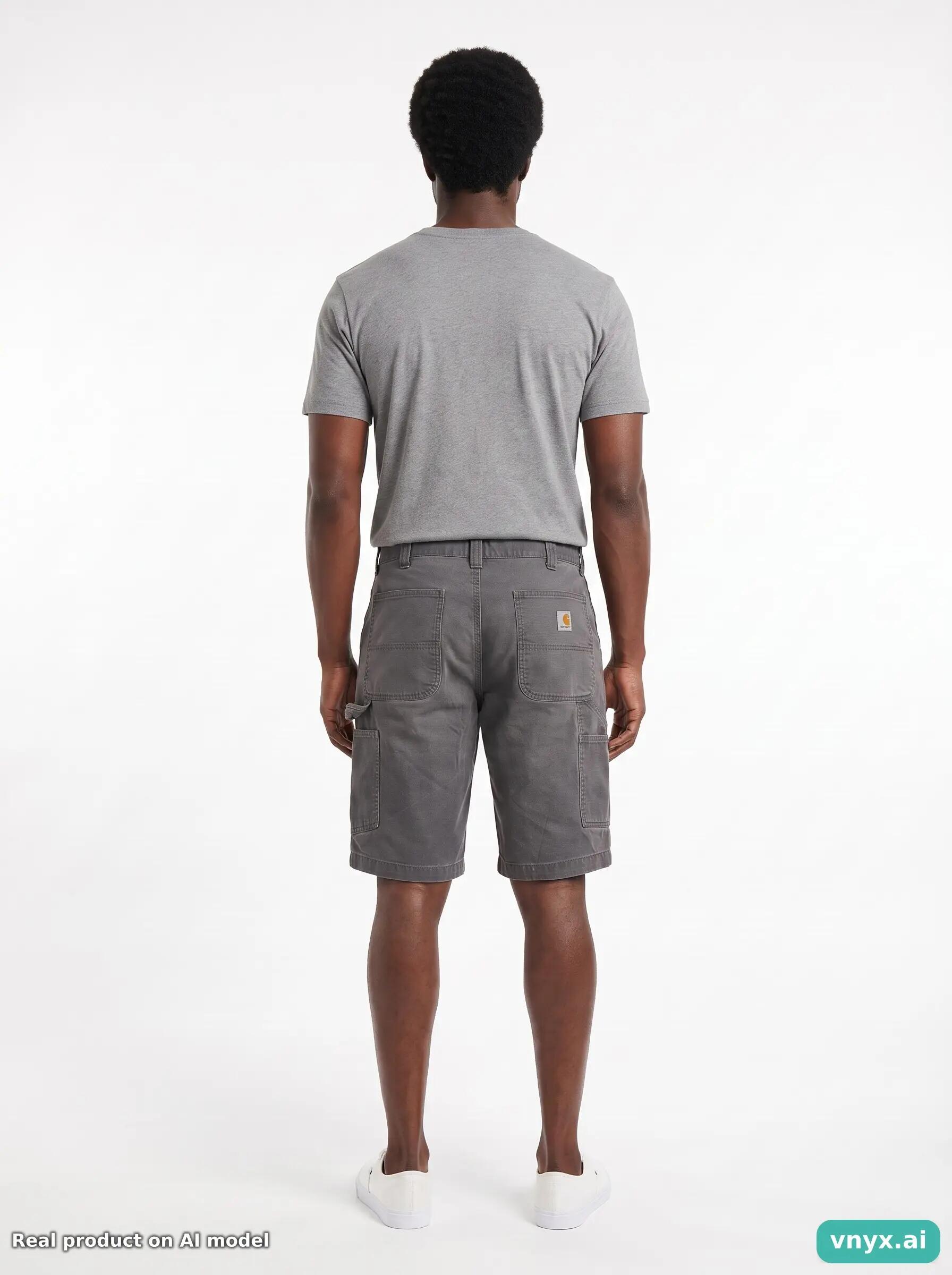 Second Life - Vintage Carhartt Grey Shorts Men W39 4/6