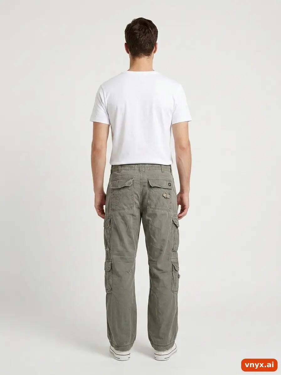 Second Life - Vintage Brandit Muted Grey Trousers Men L 4/6