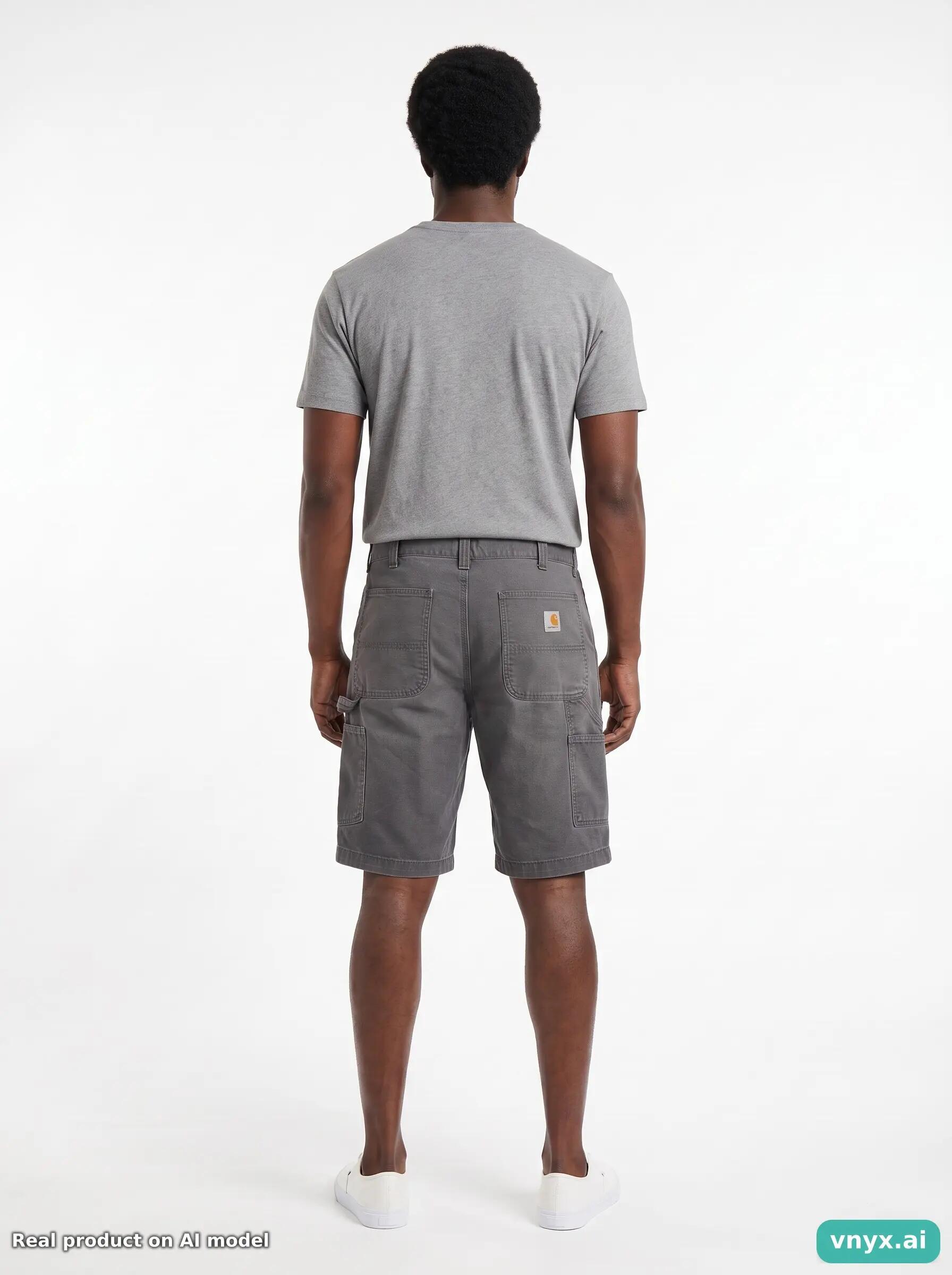 Second Life - Vintage Carhartt Grey Shorts Men W39 2/6