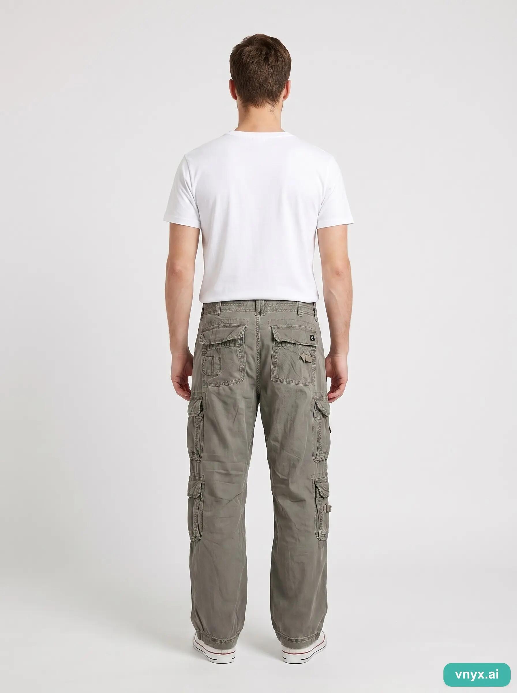Second Life - Vintage Brandit Muted Grey Trousers Men L 2/6