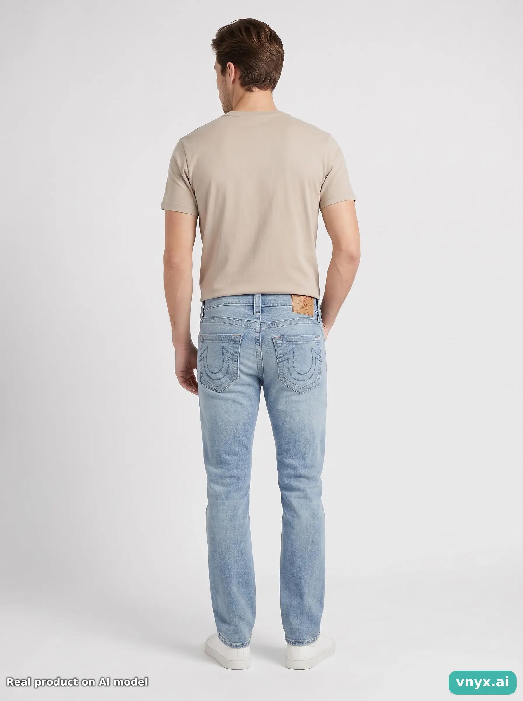 Second Life - Vintage True Religion Light Blue Jeans Men 30 4/6