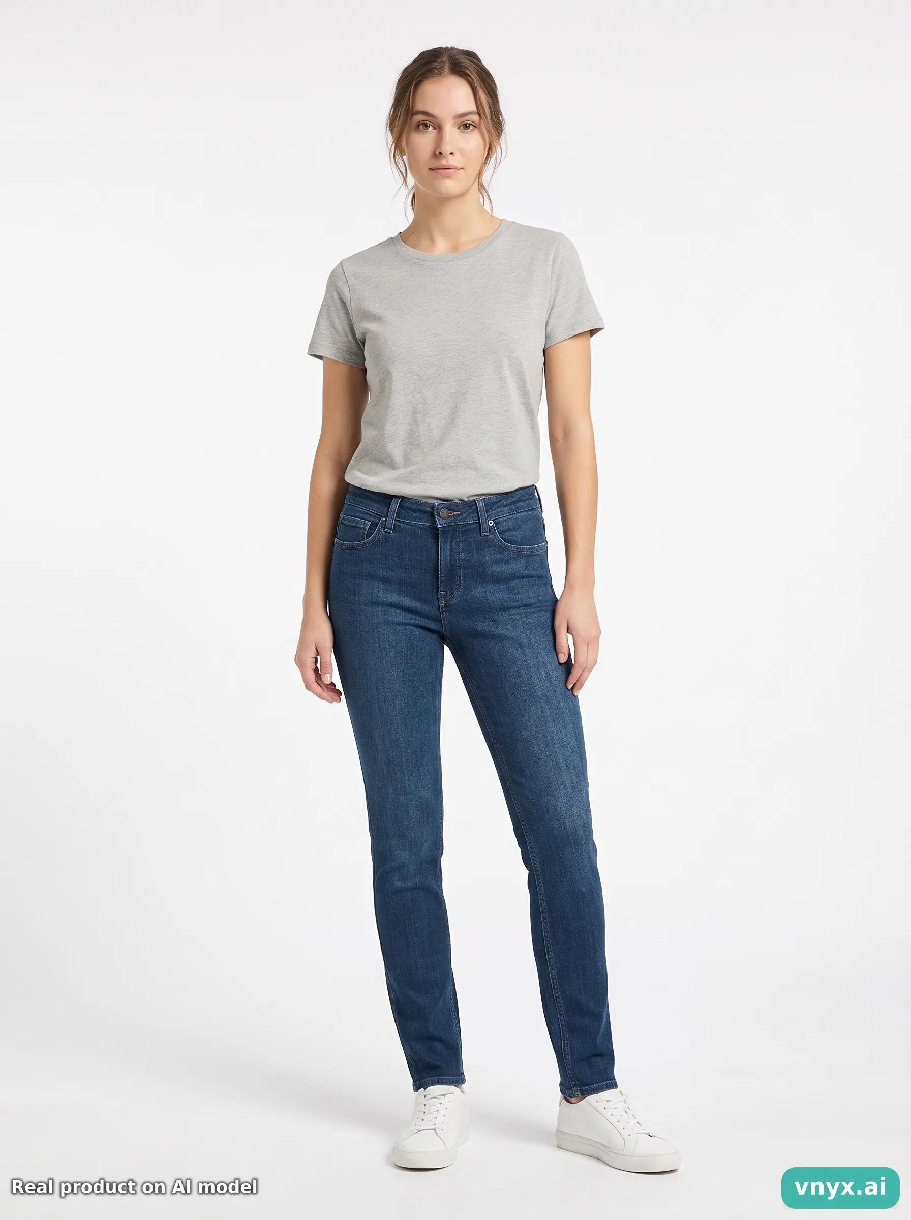 Second Life - Vintage Lee Dark Blue Jeans Women 29 L33 3/6