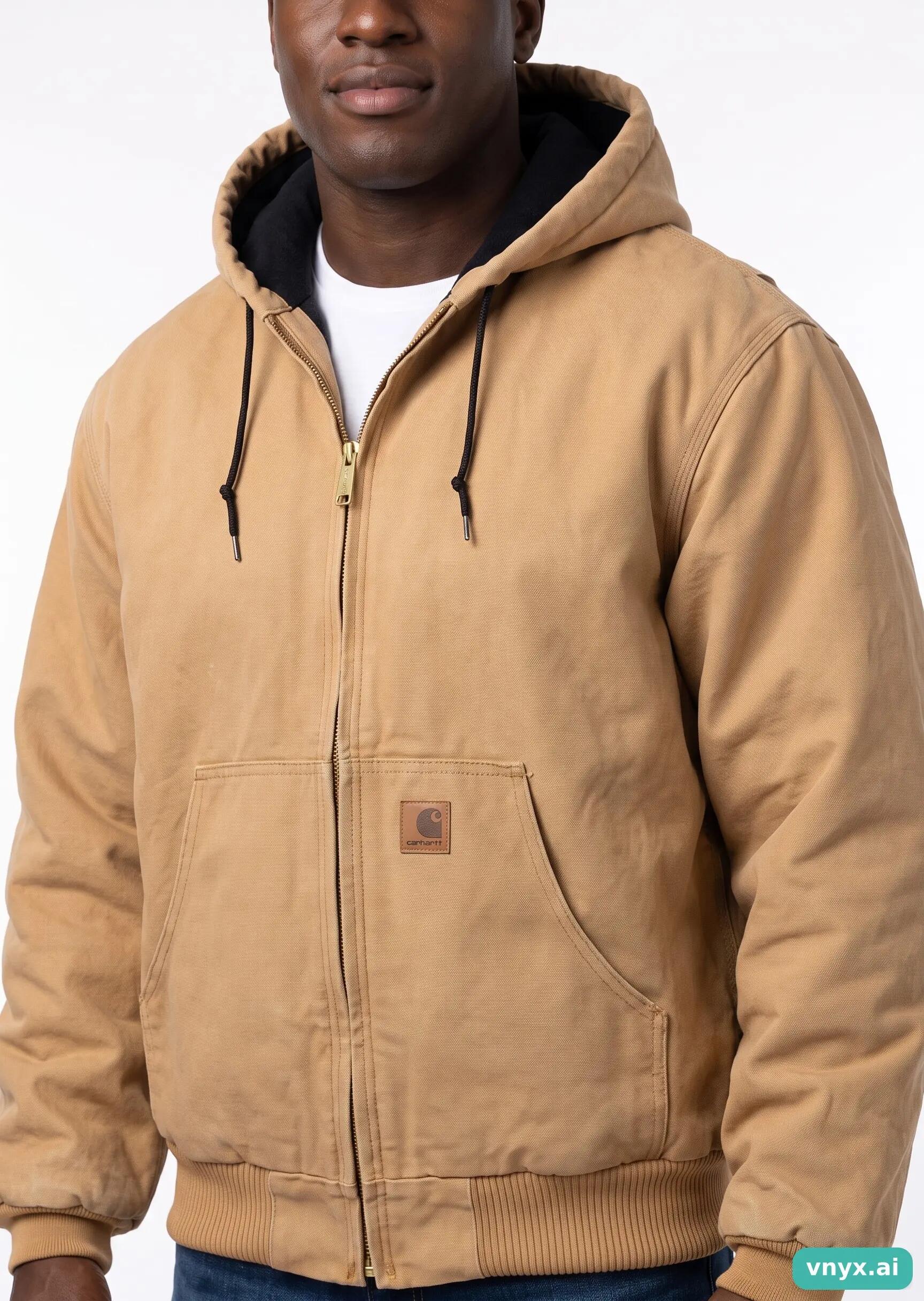 Second Life - Vintage Carhartt Beige Outdoor Jacket Men L 5/5