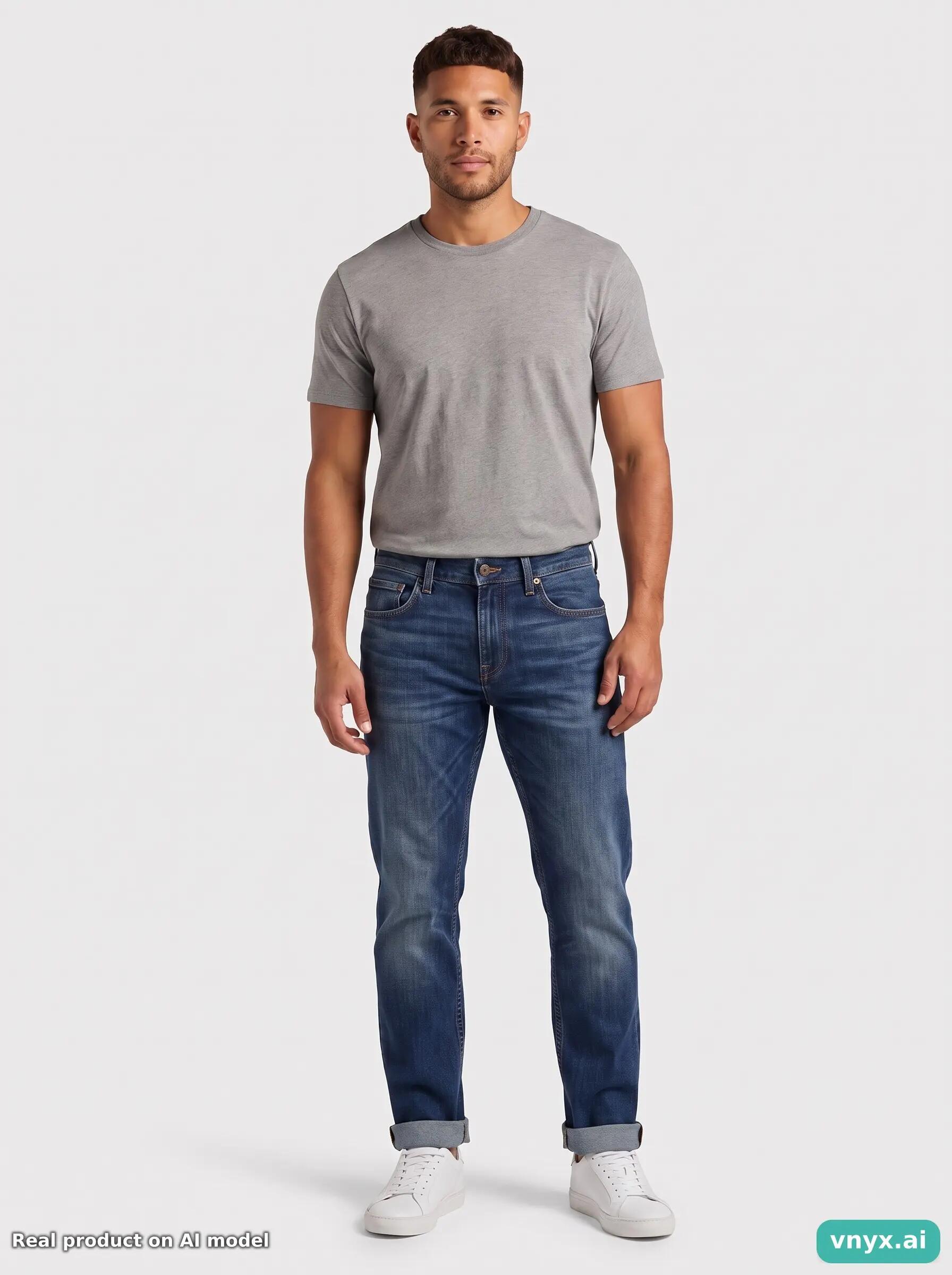 Second Life - Vintage Lee Blue Jeans Men W33 6/6