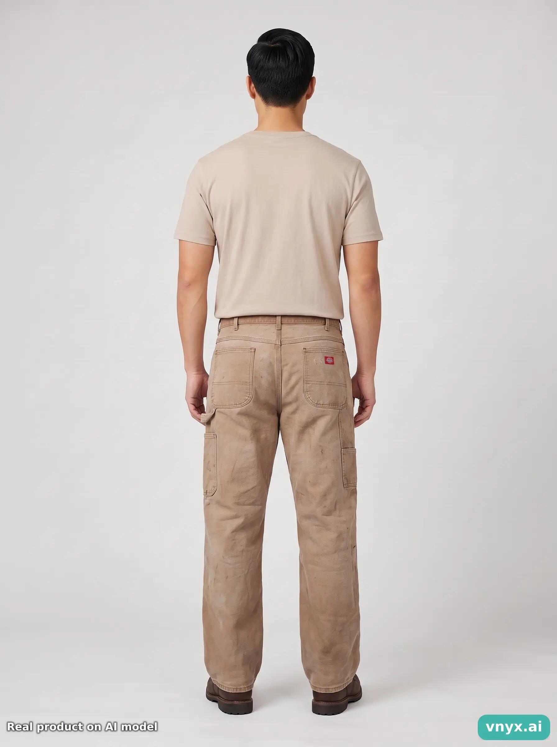 Second Life - Vintage Dickies Beige Trousers Men W43 L32 4/6