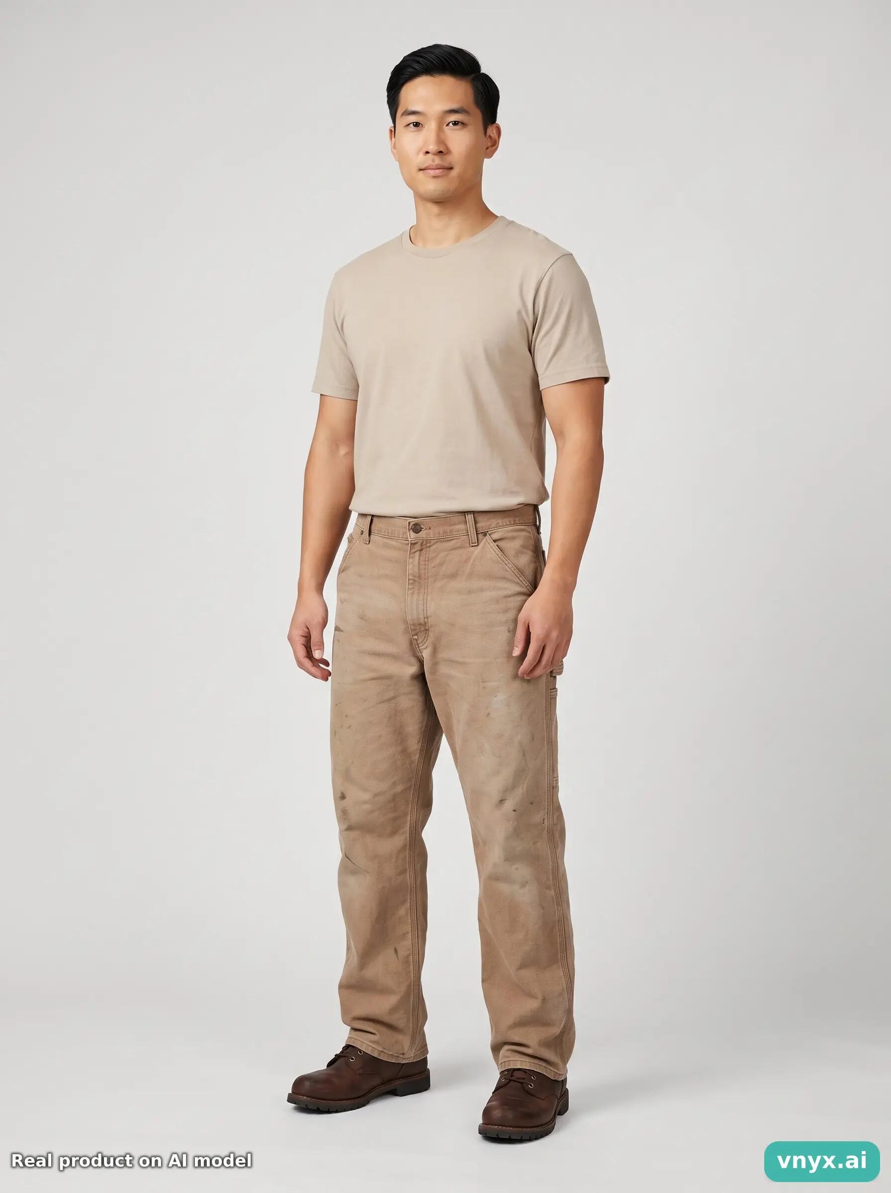 Second Life - Vintage Dickies Beige Trousers Men W43 L32 3/6