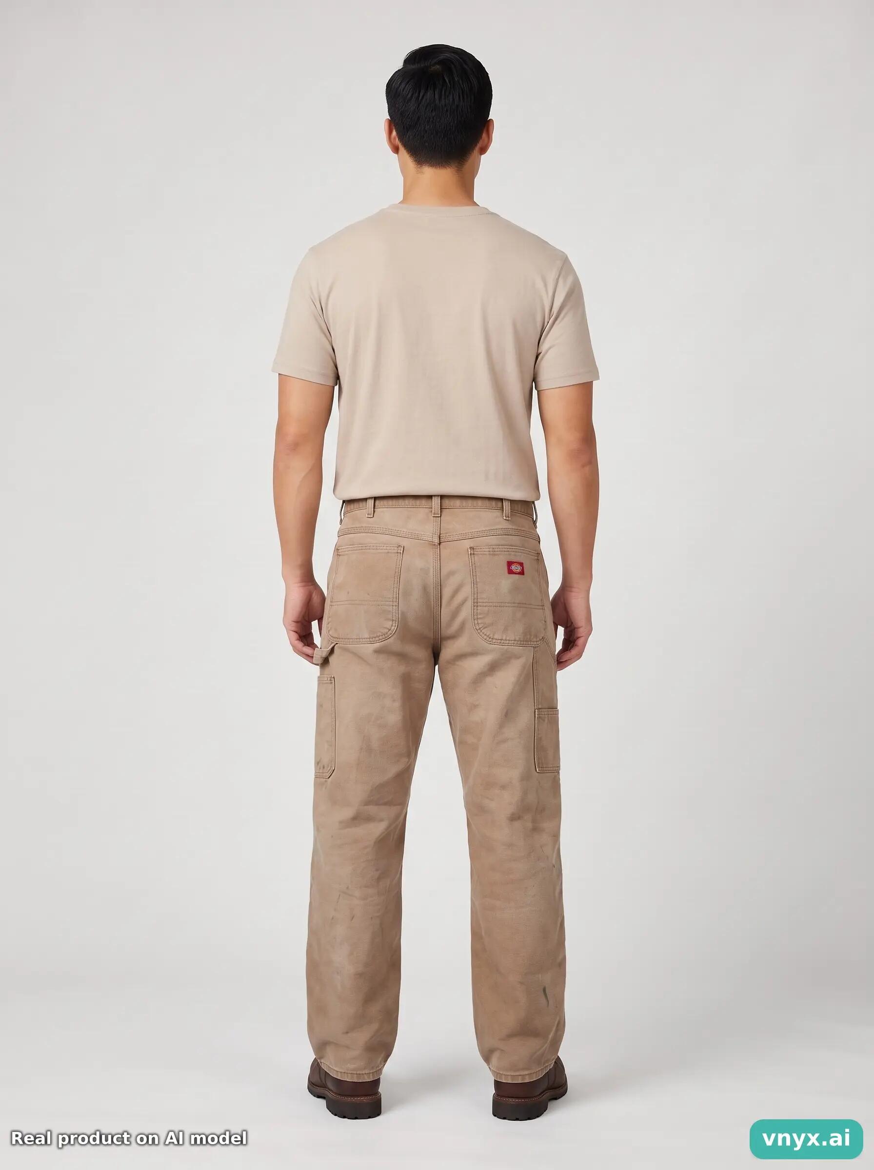 Second Life - Vintage Dickies Beige Trousers Men W43 L32 2/6