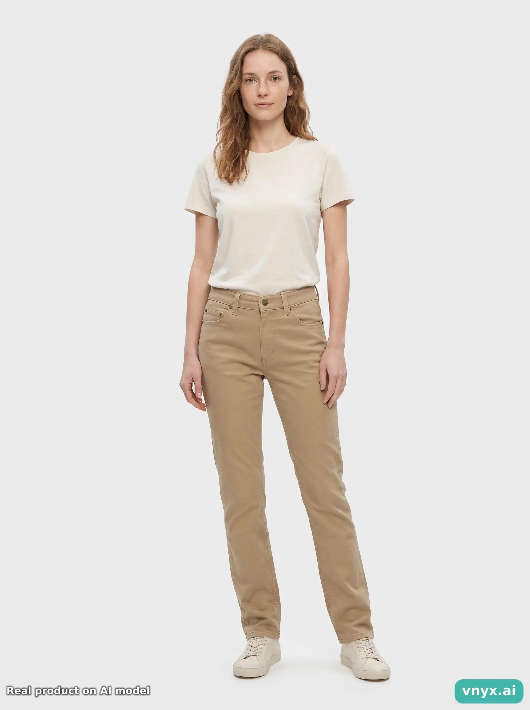 Second Life - Vintage Lee Clean Beige Jeans Women W29 L31 5/6