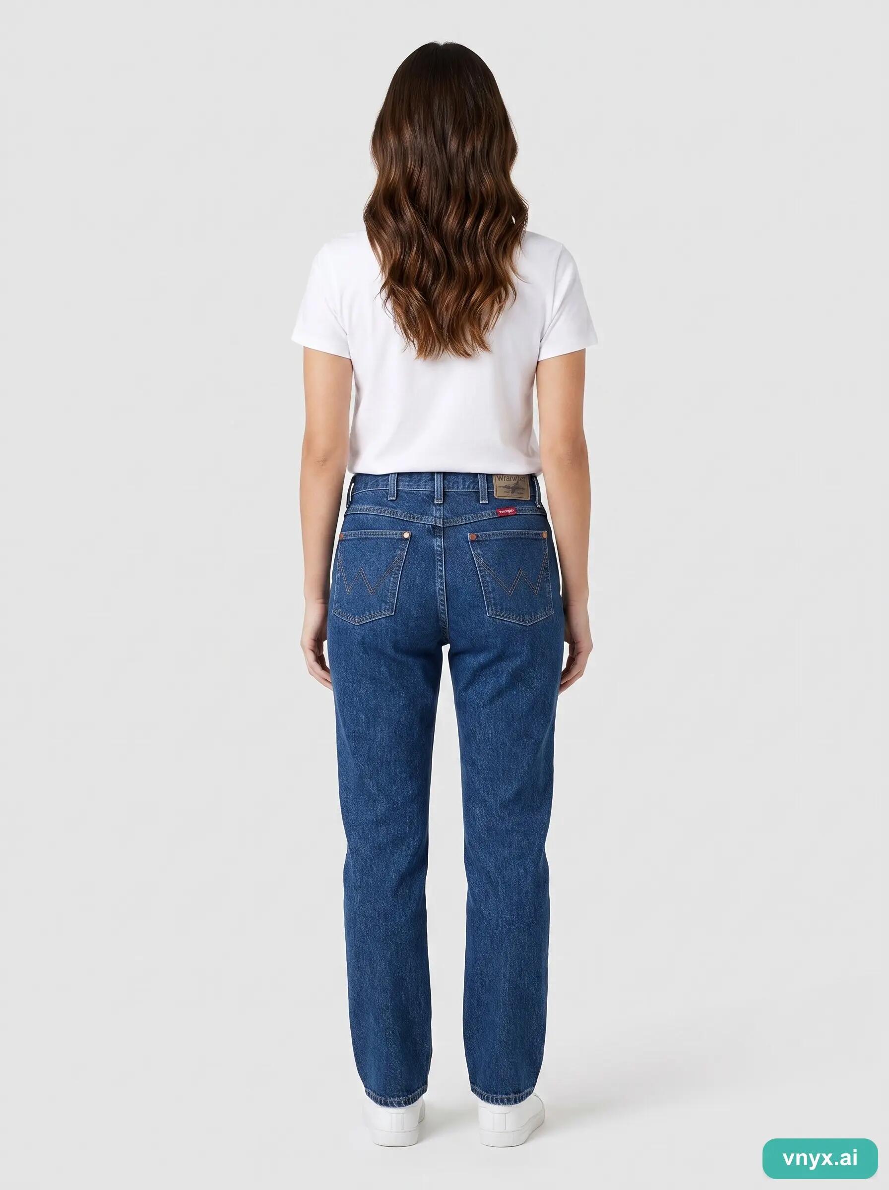 Second Life - Vintage Wrangler Dark Blue Jeans Women W34 L30 5/6