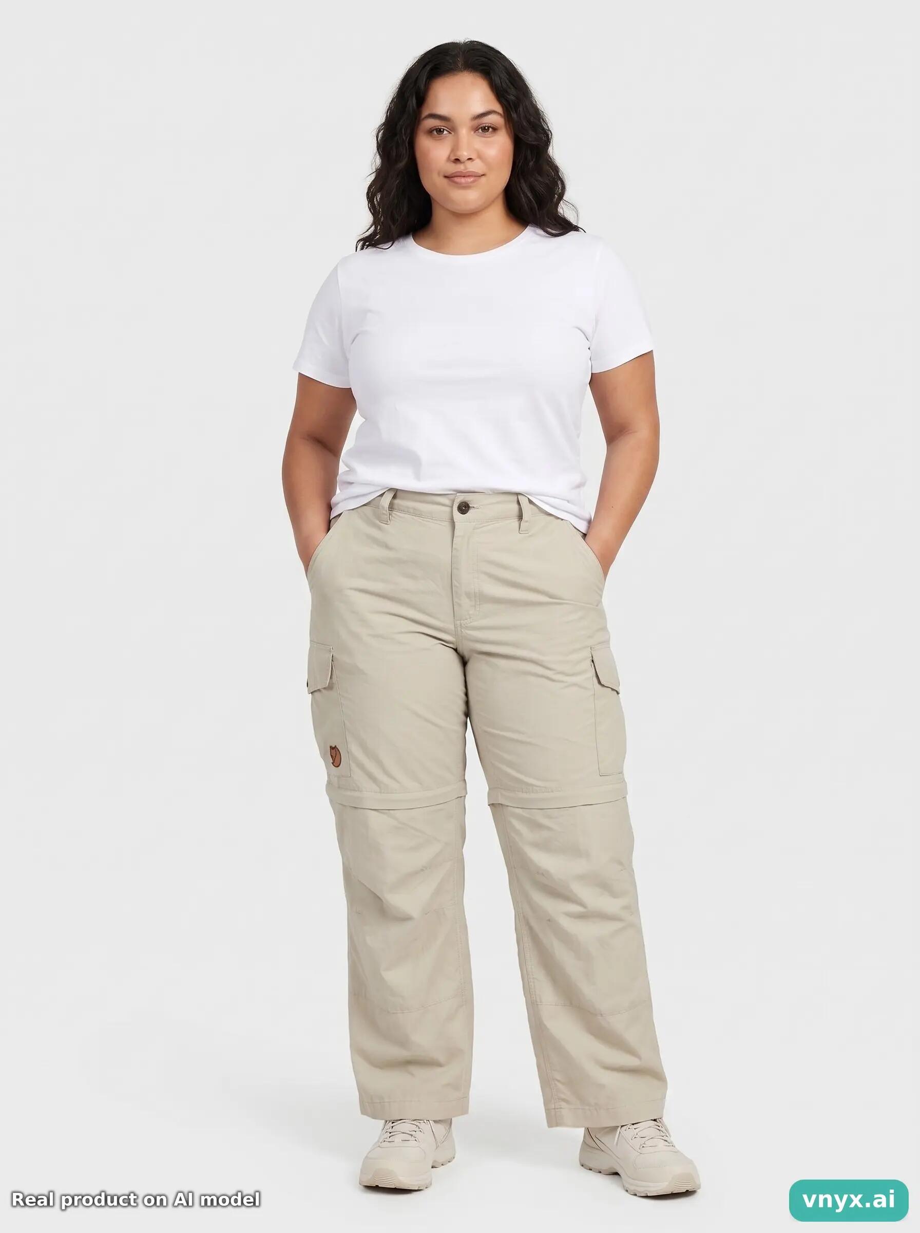 Second Life - Vintage Fjällräven Light Brown Trousers Women W34 5/6