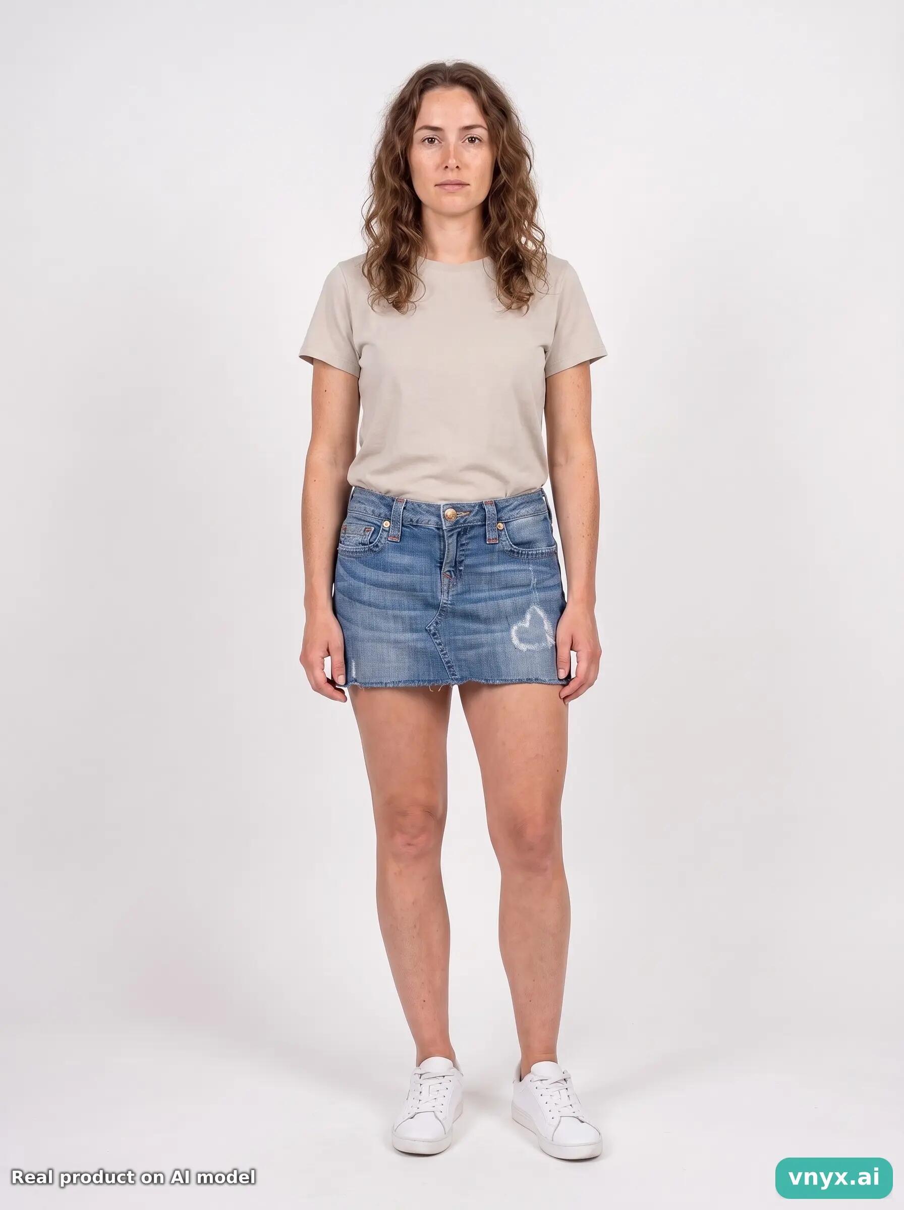 Second Life - Vintage True Religion Dark Blue Denim Skirt Women W31 Mini 6/6