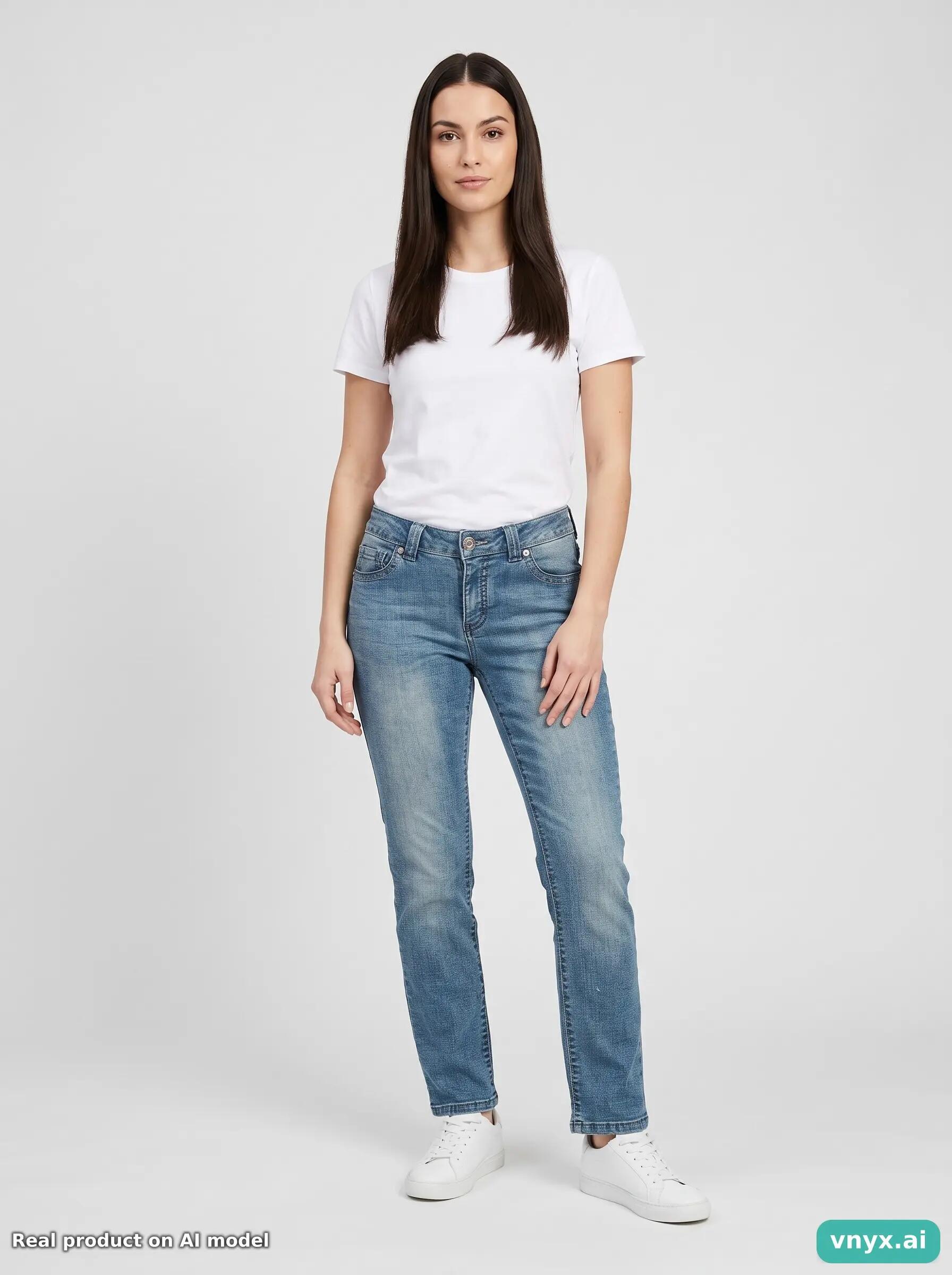 Second Life - Vintage Lee Light Blue Jeans Women 30 L28 3/6