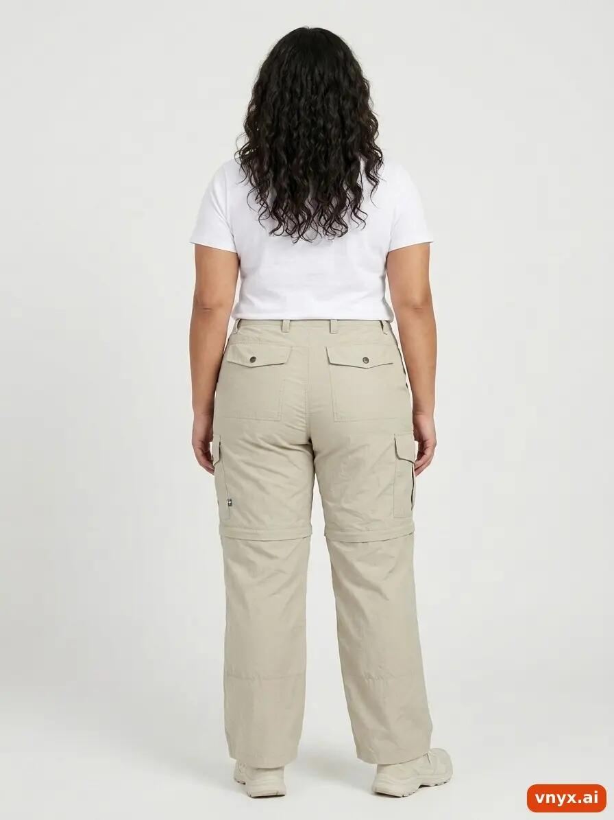 Second Life - Vintage Fjällräven Light Brown Trousers Women W34 3/6