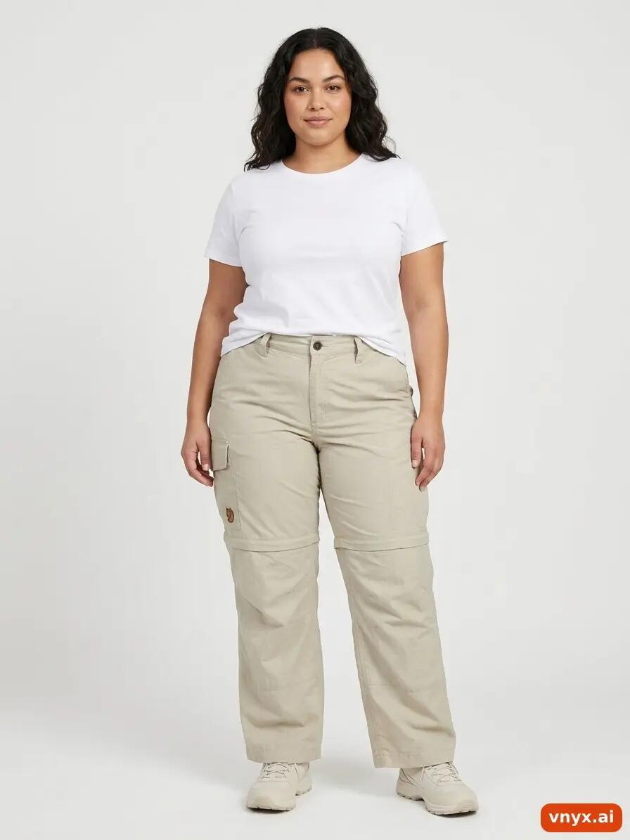 Second Life - Vintage Fjällräven Light Brown Trousers Women W34 2/6