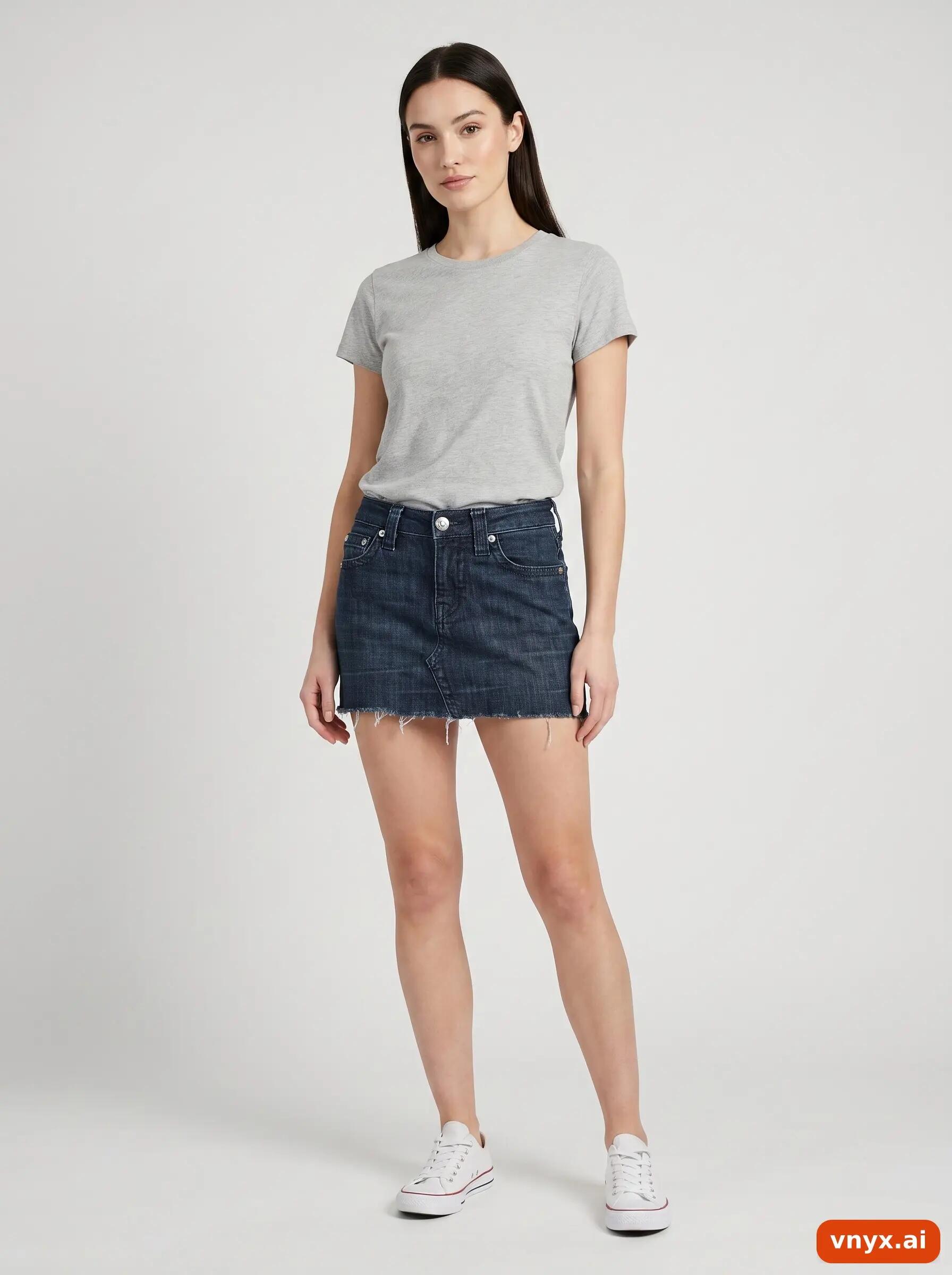 Second Life - Vintage True Religion Blue Denim Skirt Women W30 3/6