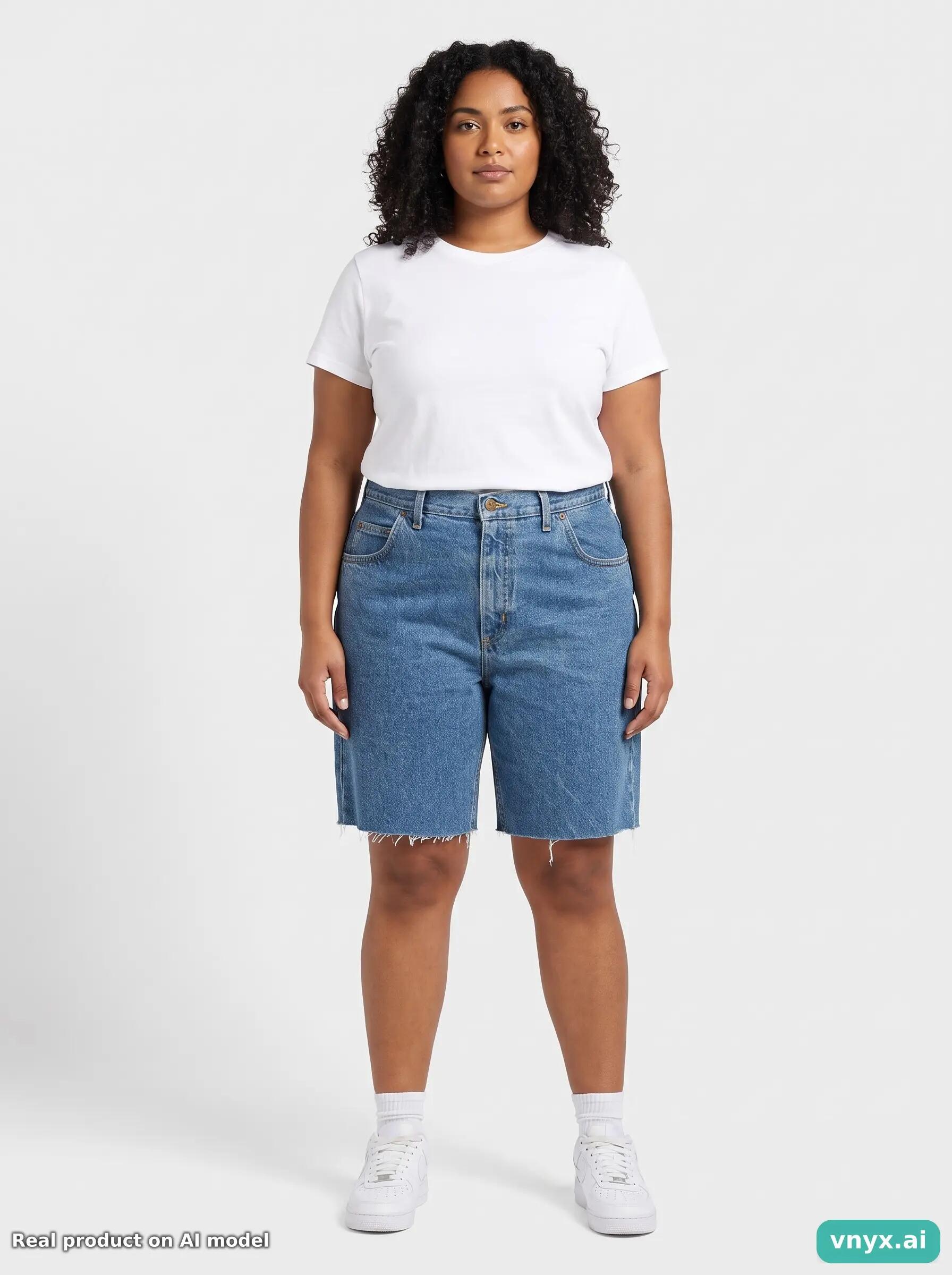 Second Life - Vintage Lee Medium Blue Shorts Women W32 Above Knee 5/6