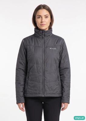 Second life - vintage columbia charcoal outdoor jacket women m