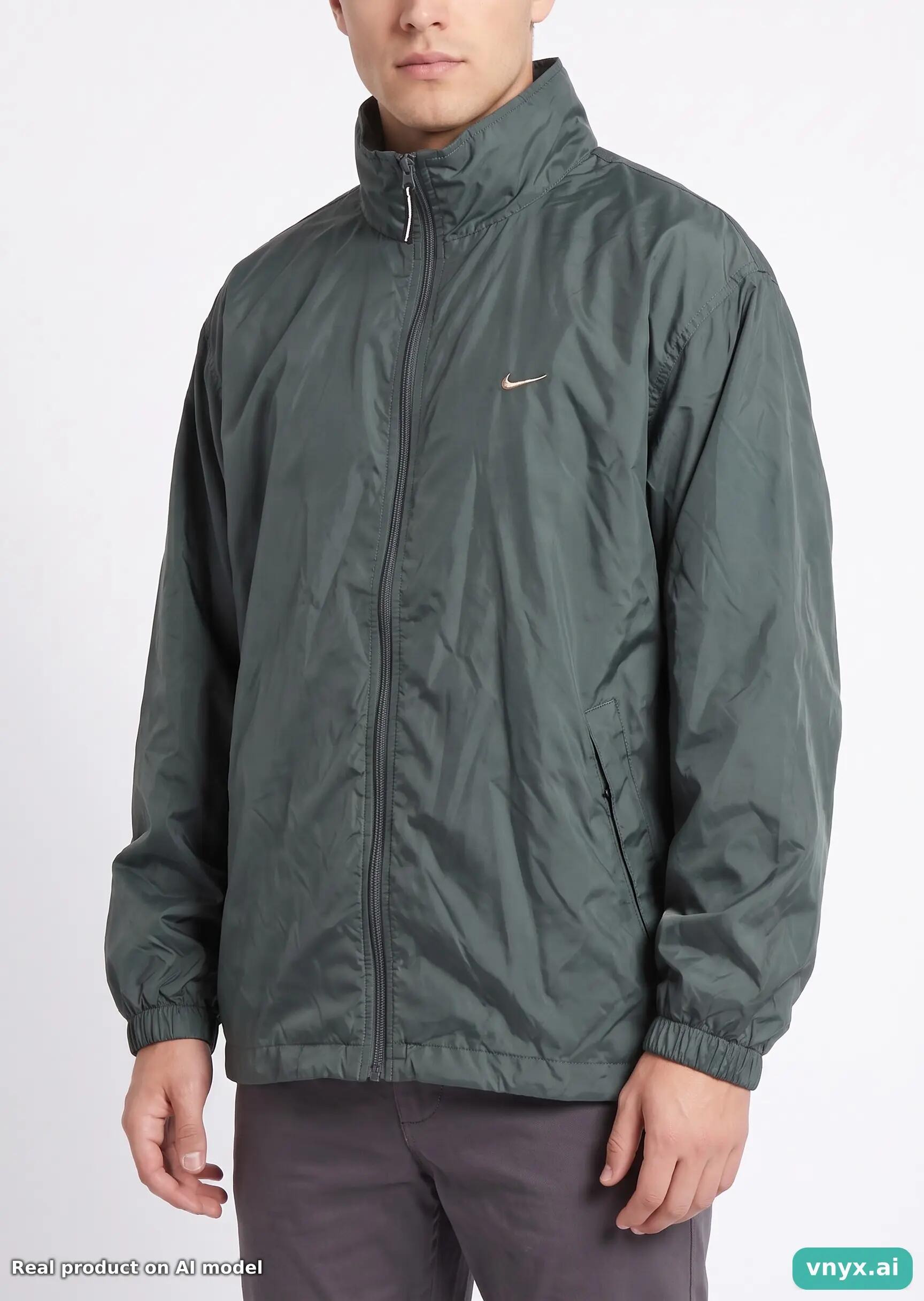 Second Life - Vintage Nike Dark Teal Windbreaker Men XL 5/5