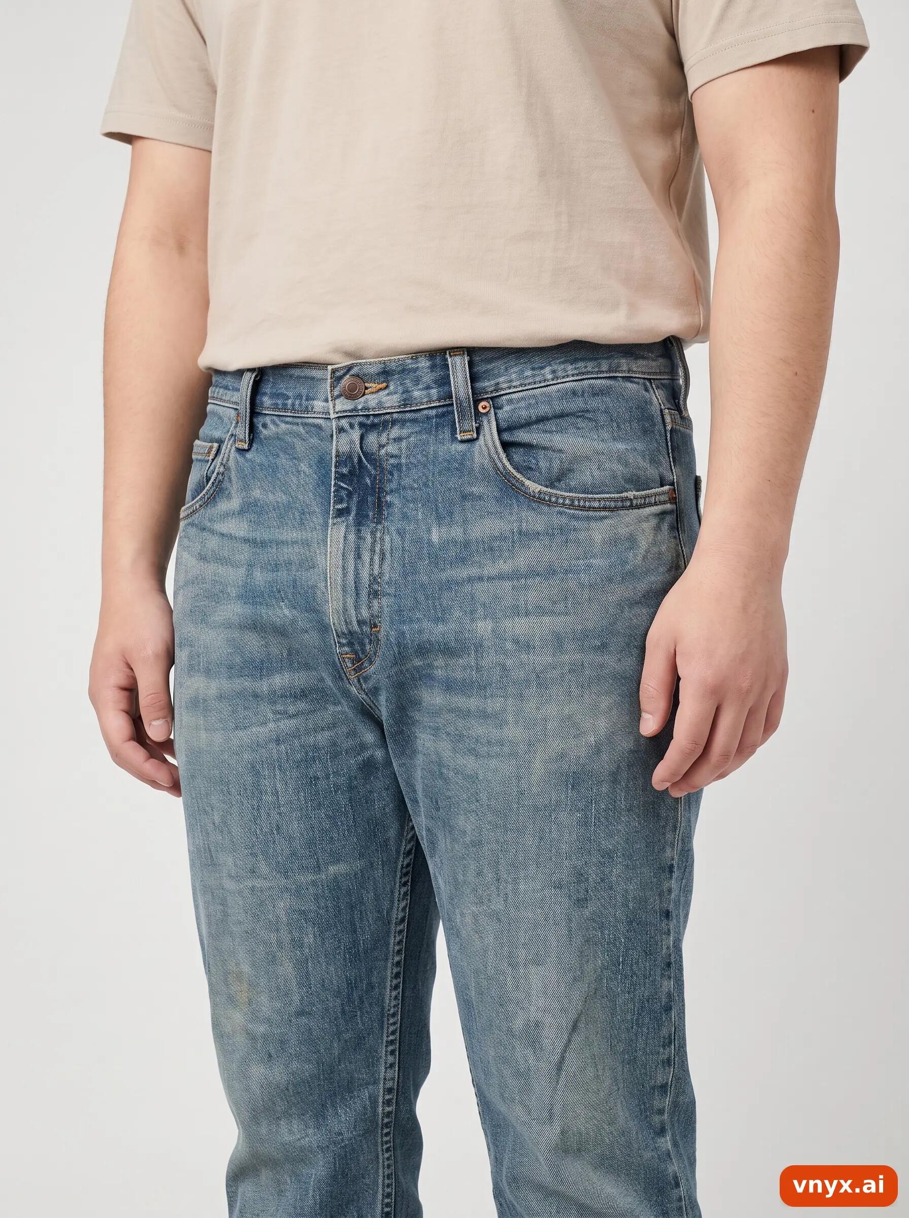 Second Life - Vintage Wrangler Light-Blue Jeans Men W34 L32 5/6