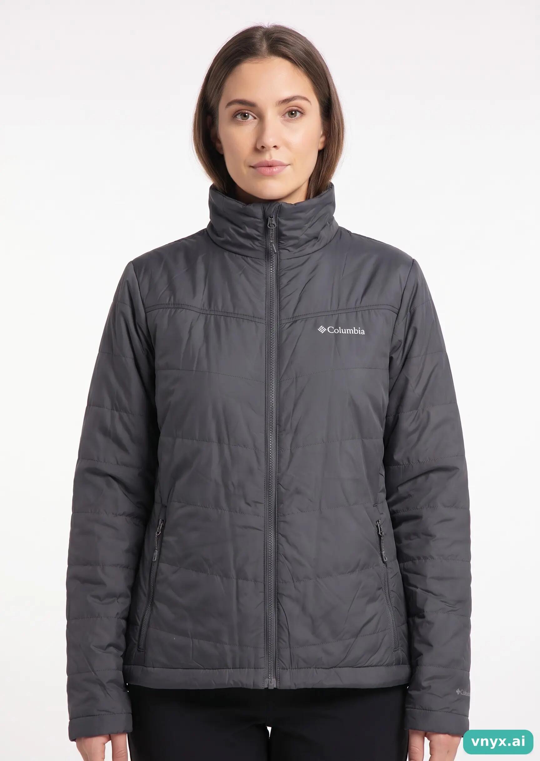 Second Life - Vintage Columbia Charcoal Outdoor Jacket Women M 5/5