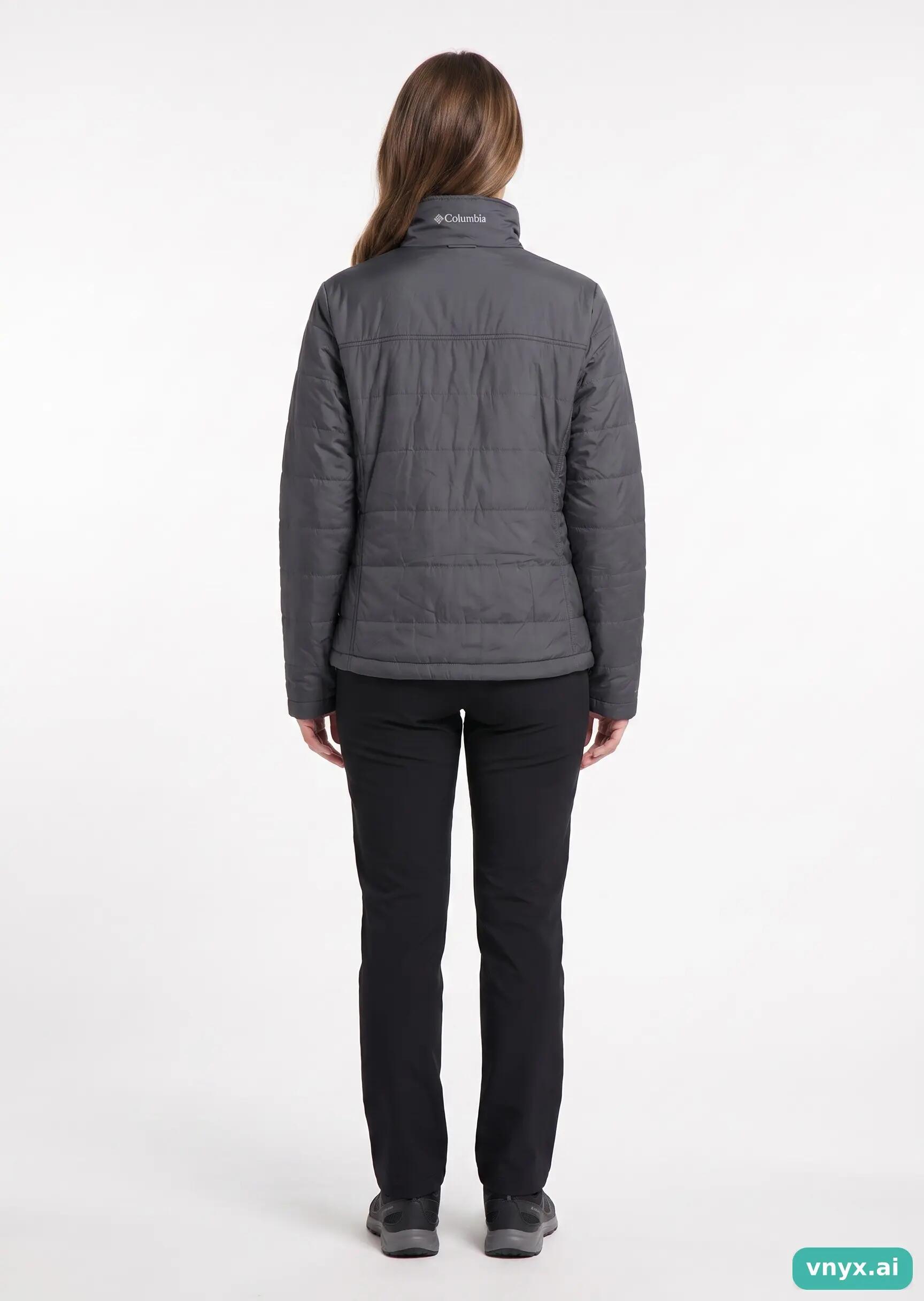 Second Life - Vintage Columbia Charcoal Outdoor Jacket Women M 4/5