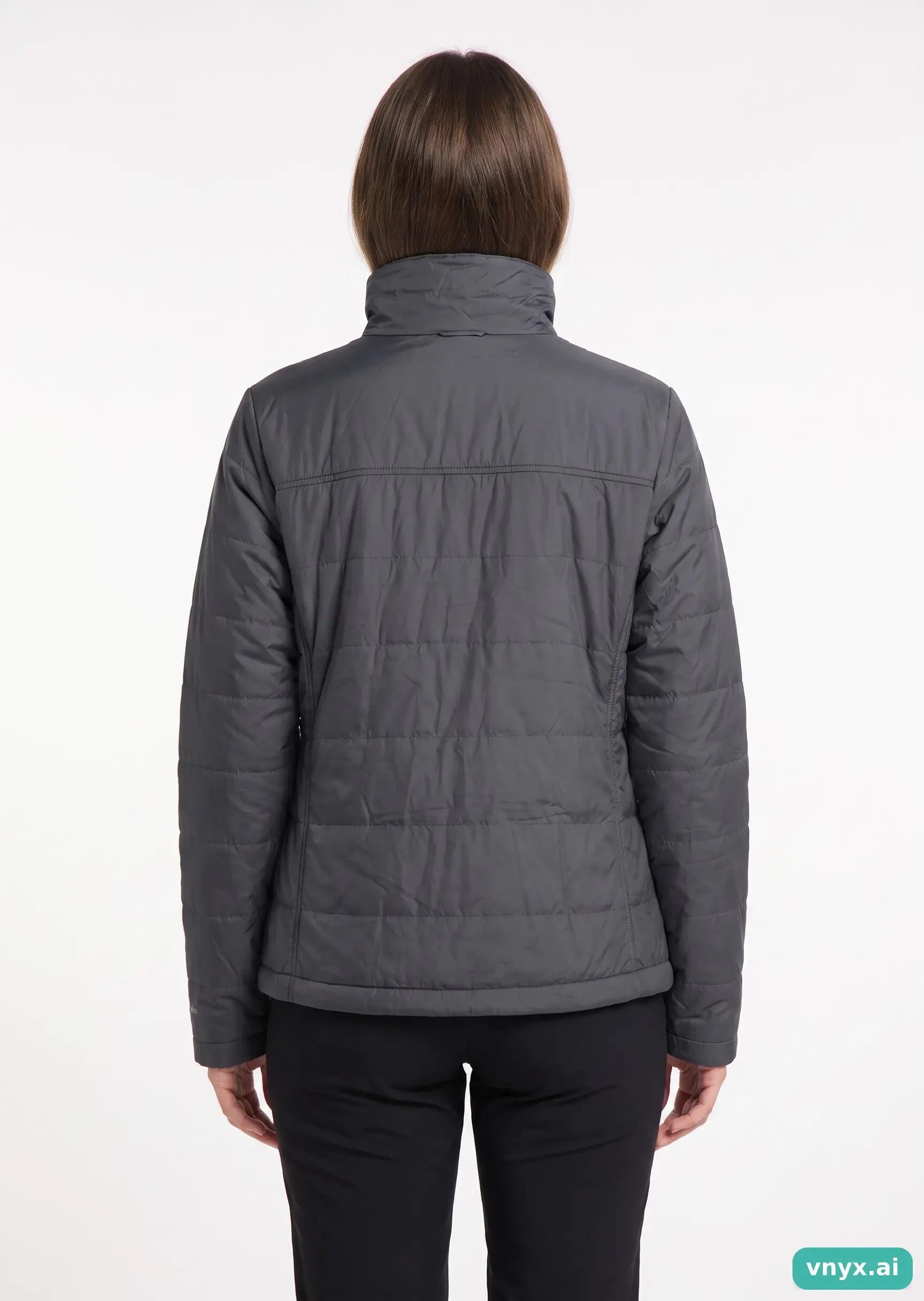 Second Life - Vintage Columbia Charcoal Outdoor Jacket Women M 2/5