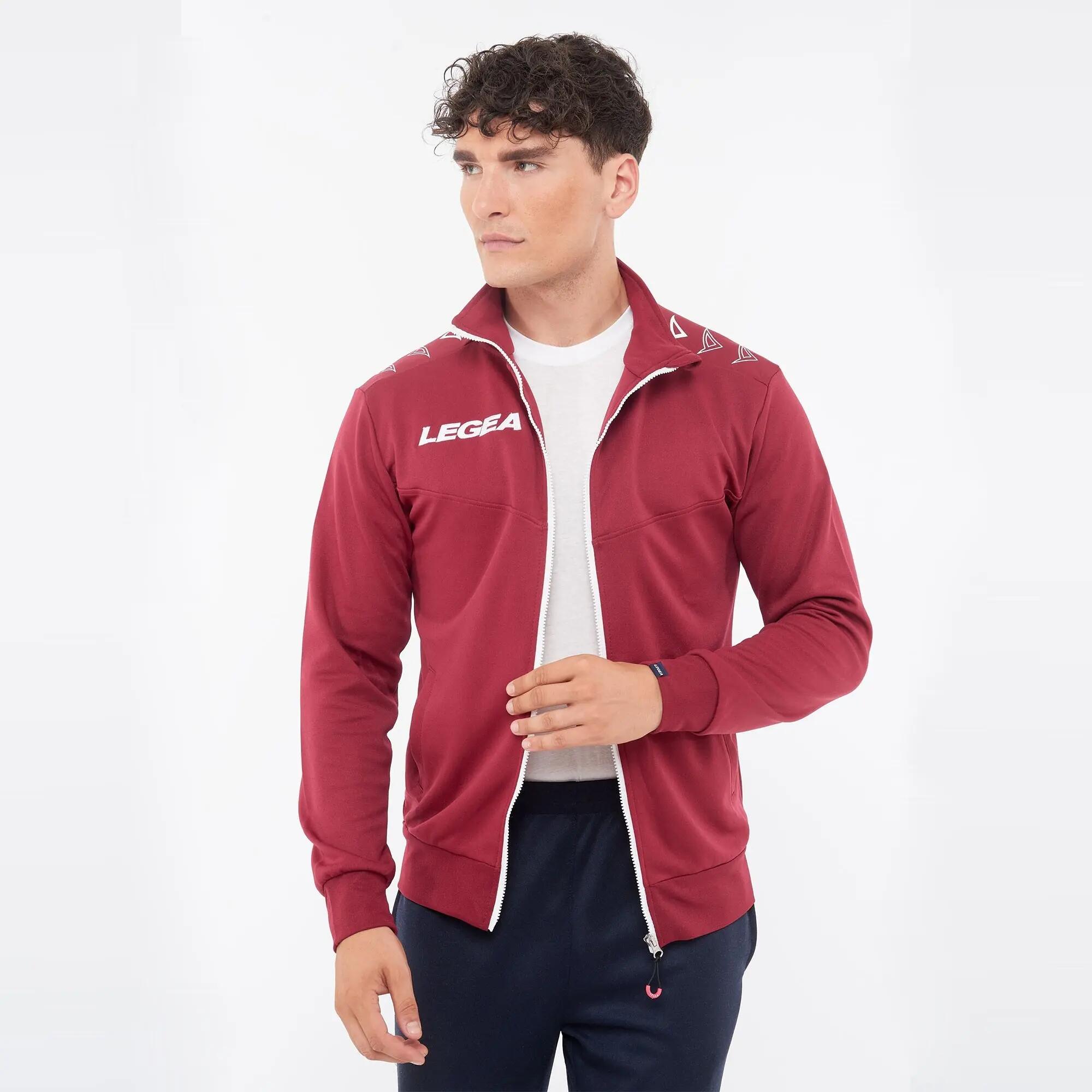 Jack met rits unisex ALABAMA bordeaux 2/7