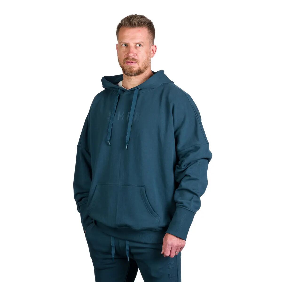 Pánská volnočasová bavlněná oversize mikina s kapucí DALLIN 5/9