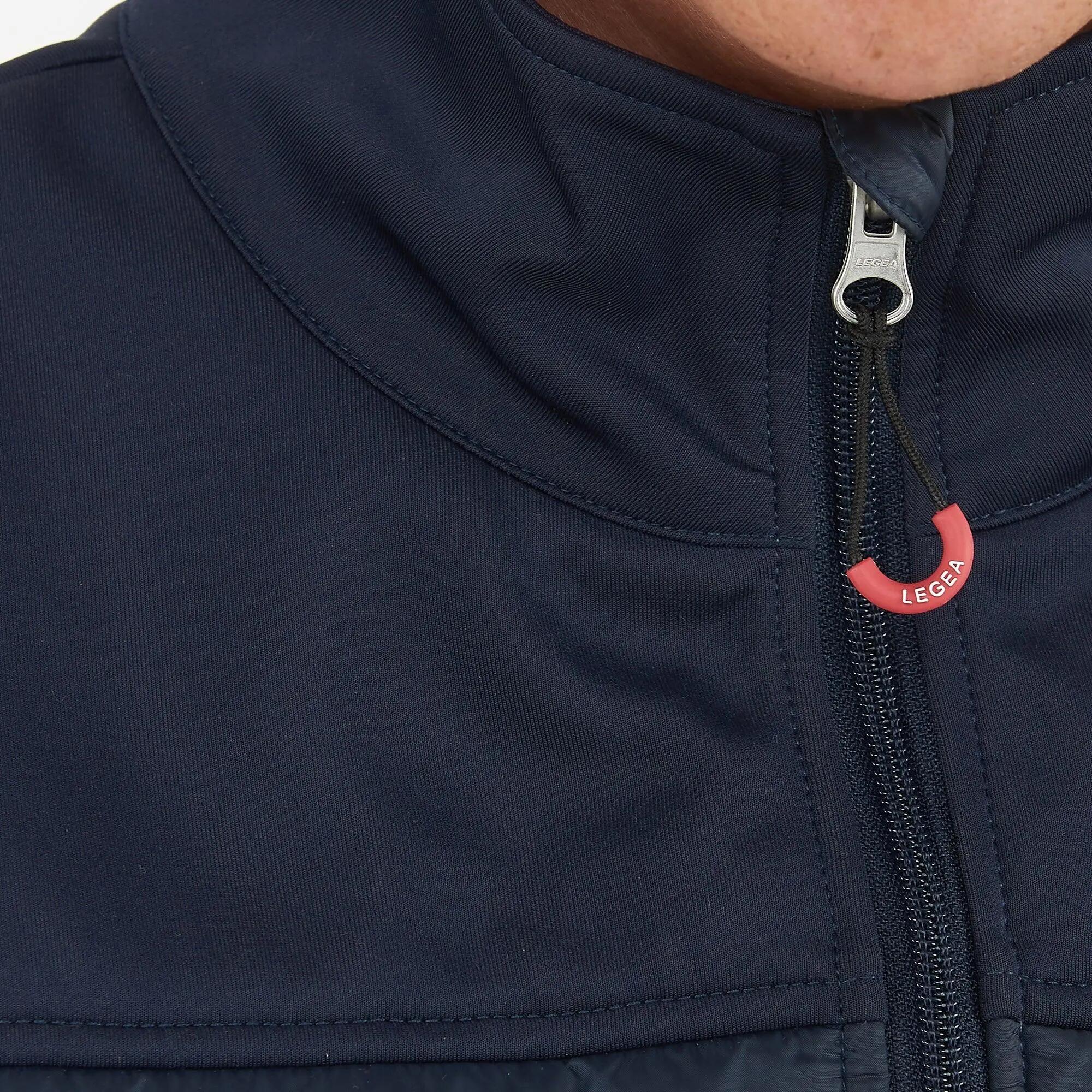Gilet sans manches zippé d'hiver unisexe ODENSE bleu marine 7/8