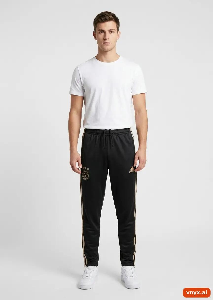 Second Life - Vintage Adidas Black Joggers Men L L164 3/6