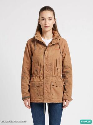 Second life - vintage carhartt rich brown outdoor jacket women xs